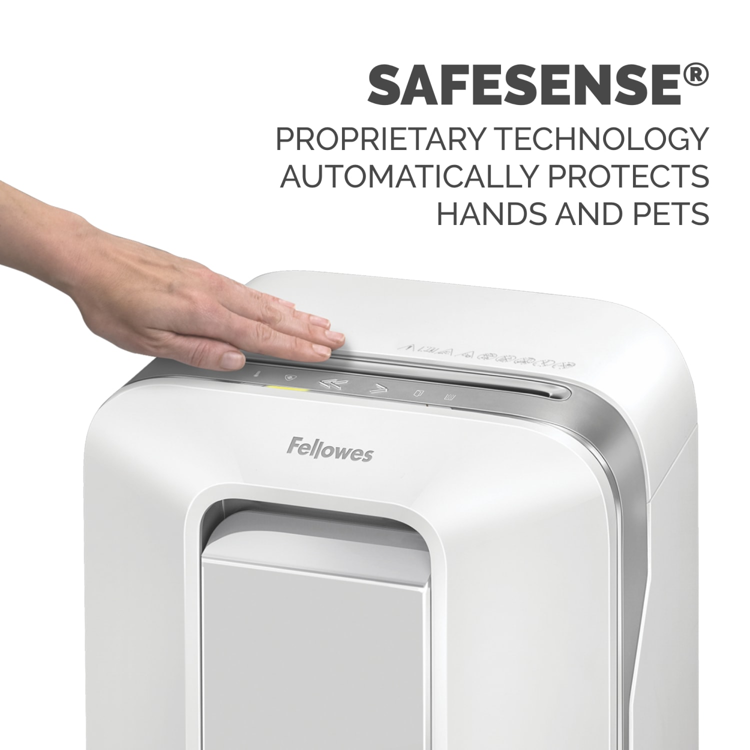 Fellowes Powershred LX200 12 Sheet Micro-Cut Paper Shredder, White, 5015101 - Image 4