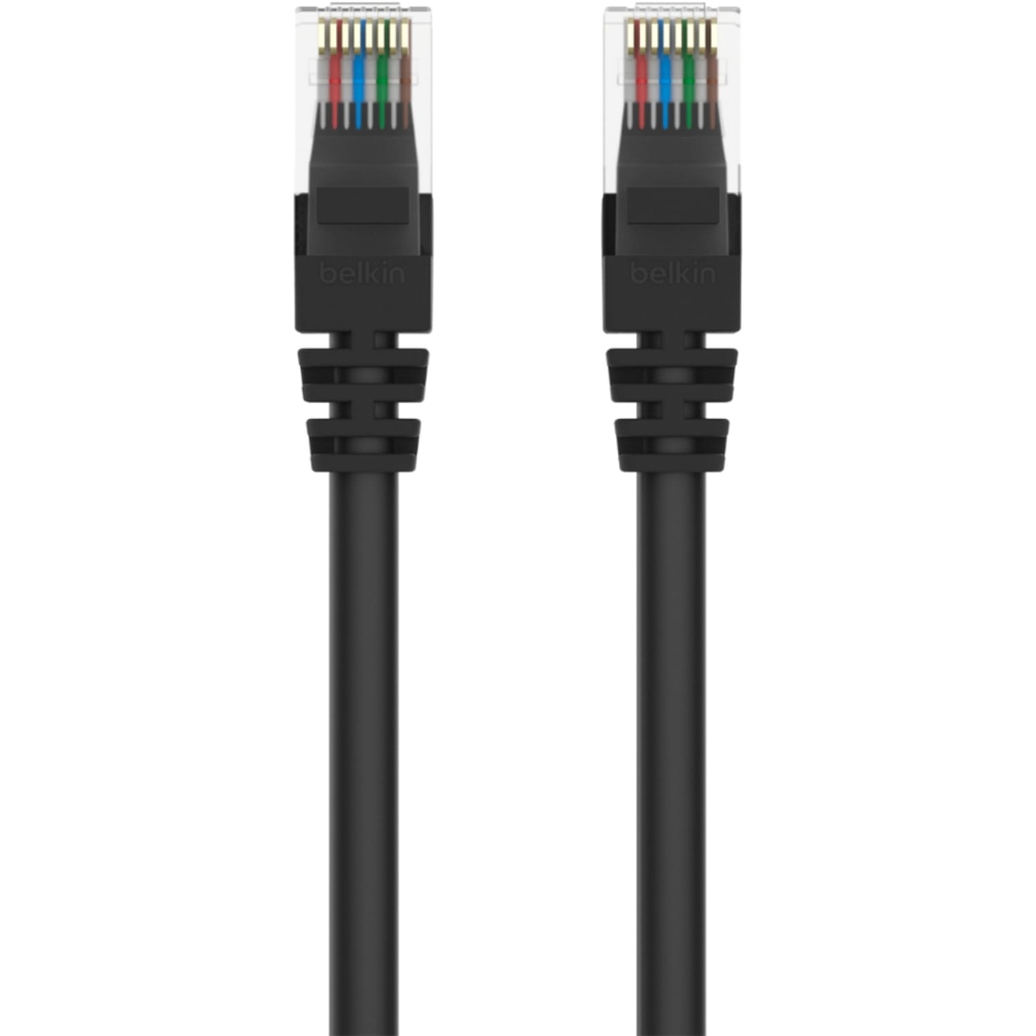 Belkin Cat5e Network Cable - RJ-45 Male Network - RJ-45 Male Network - 30ft - Black - Image 4