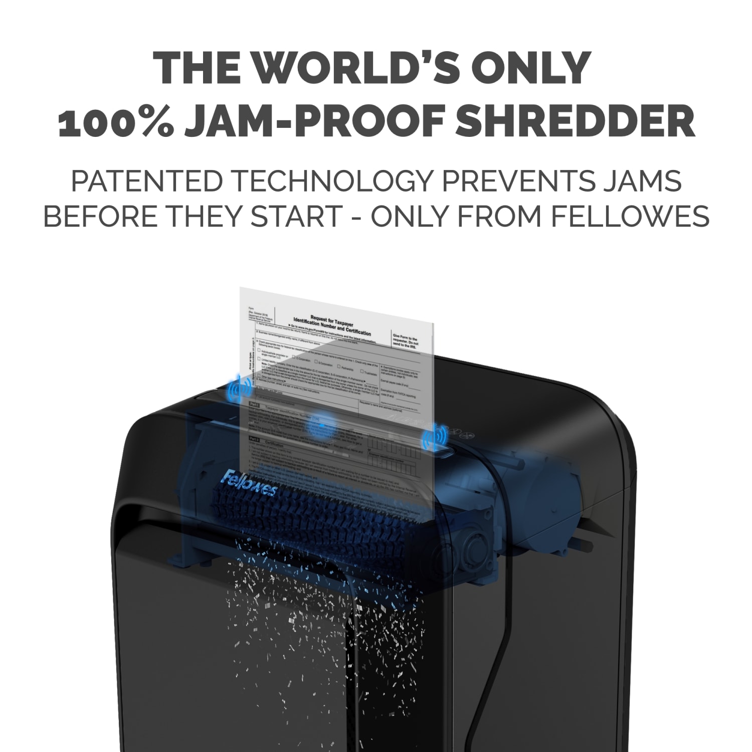 Fellowes Powershred  LX210 100% Jam Proof Micro-Cut 16-Sheet Shredder, Black 5015201 - Image 3