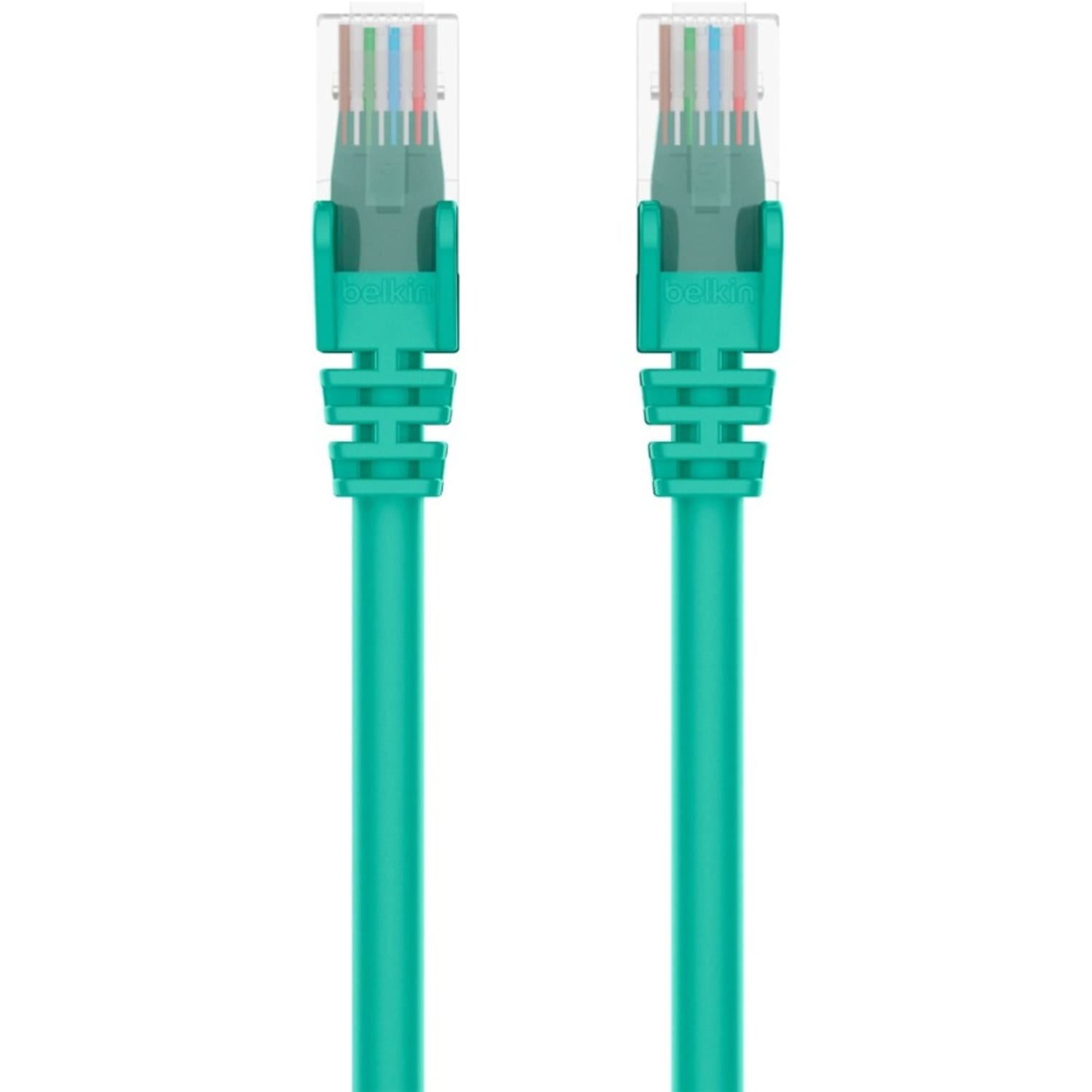 Belkin Cat5e Patch Cable - RJ-45 Male Network - RJ-45 Male Network - 15ft - Green