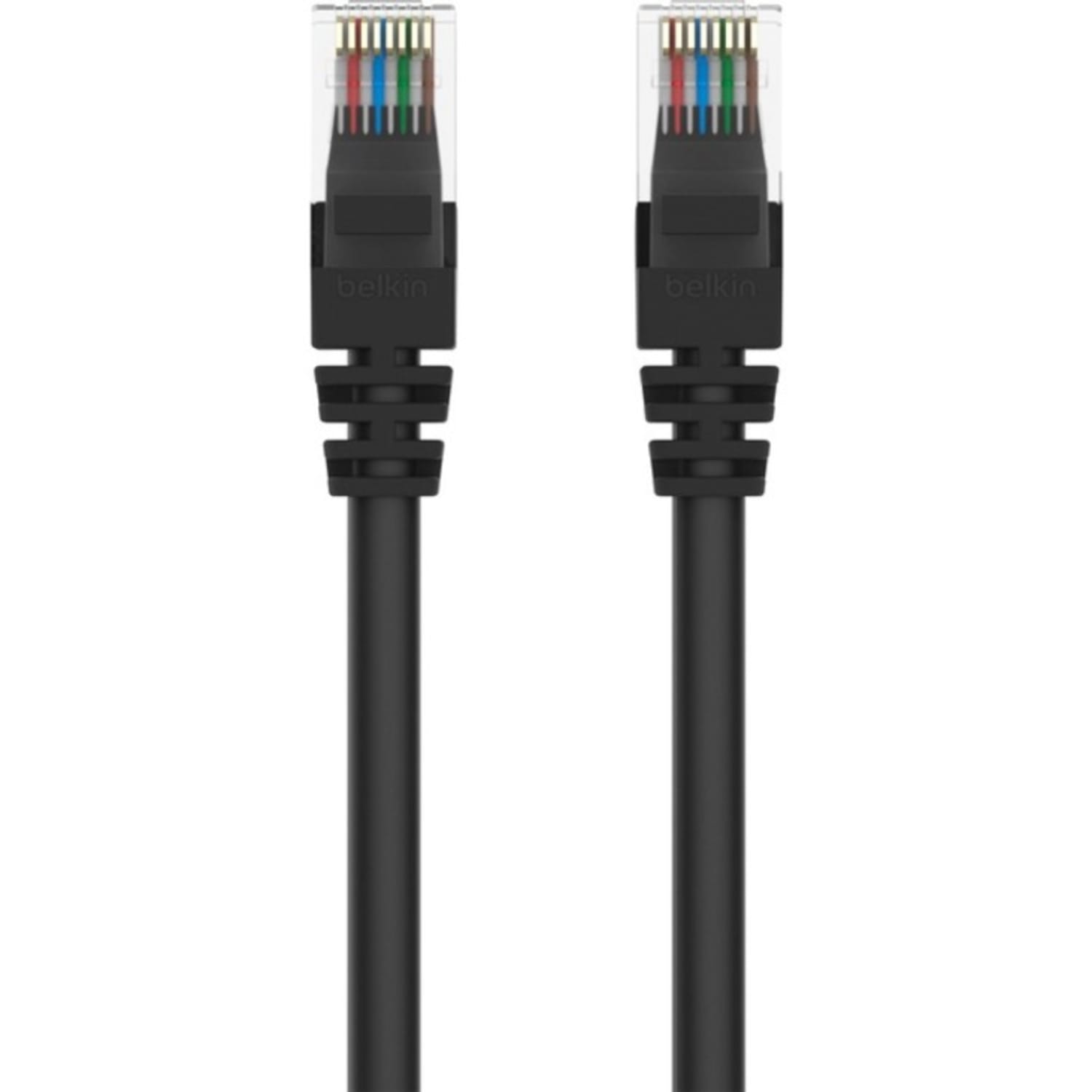 Belkin Cat5e Patch Cable - RJ-45 Male Network - RJ-45 Male Network - 15ft - Gray - Image 4