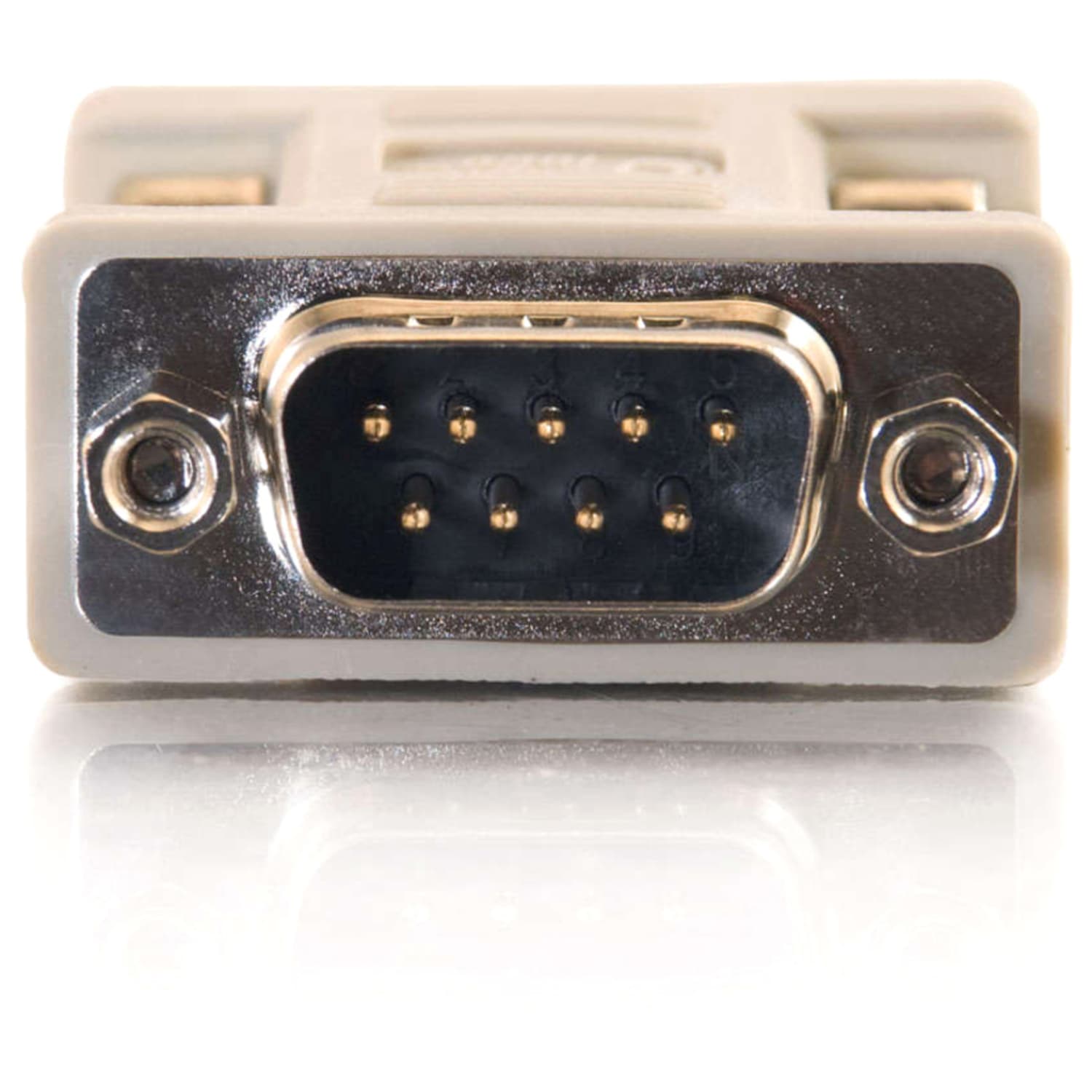 C2G DB9 Male to DB9 Female Null Modem Adapter - 1 x 9-pin DB-9 RS-232 Serial Male - 1 x 9-pin DB-9 RS-232 Serial Female - Beige - 1 Each - Image 5
