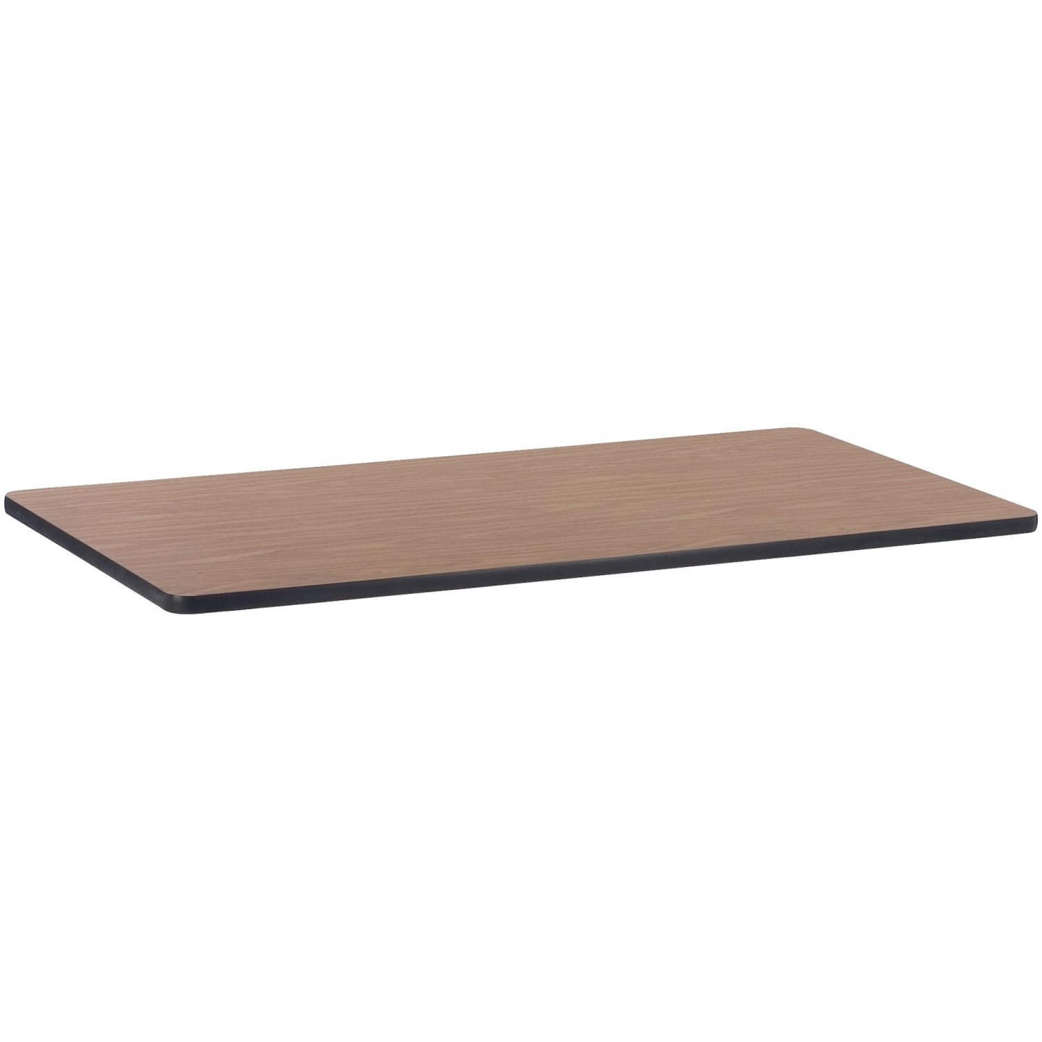 Lorell Classroom Rectangular Activity Table Top, 60inW x 30inD, Medium Oak/Black - Image 6