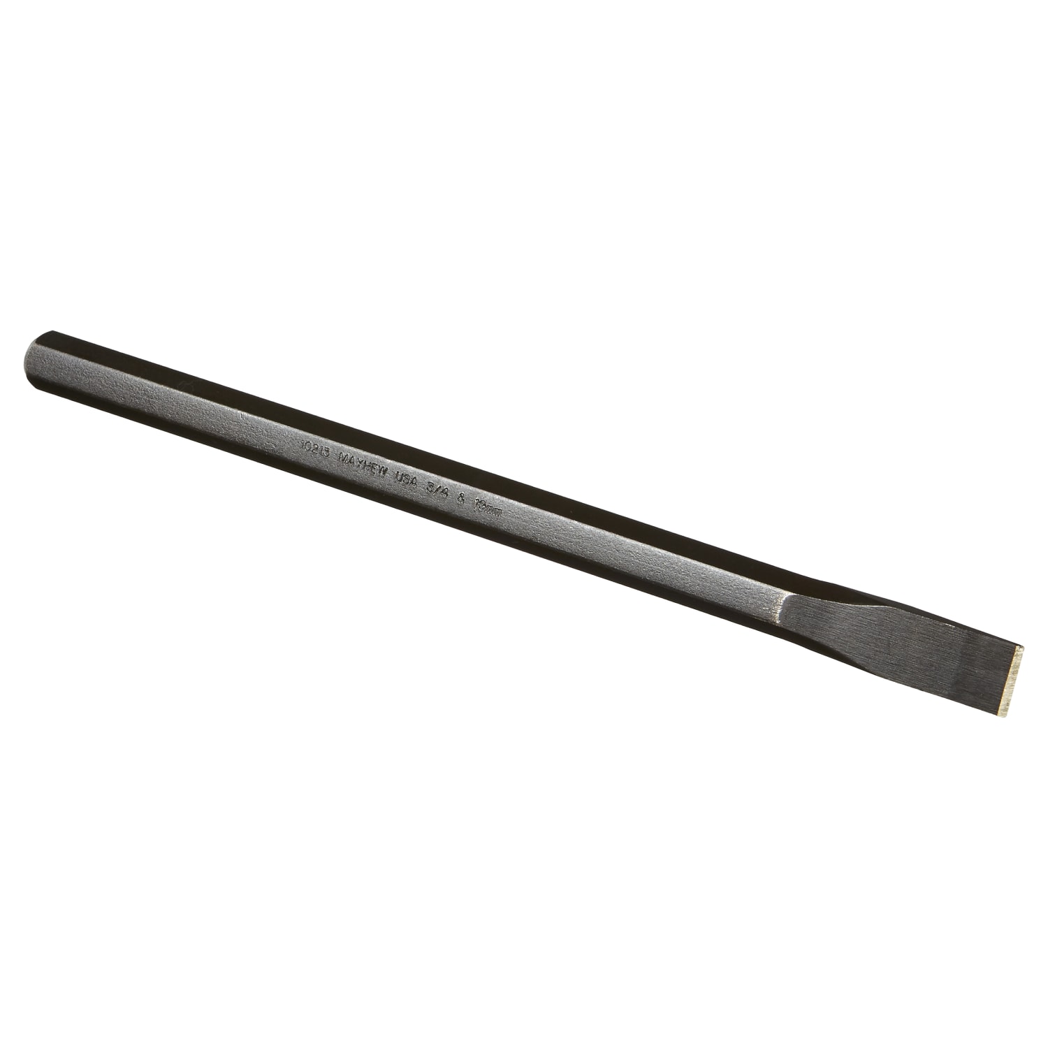 Mayhew Tools Extra Long Cold Chisels, 12 in Long, 3/4 in Cut, Black Oxide, 6 per box