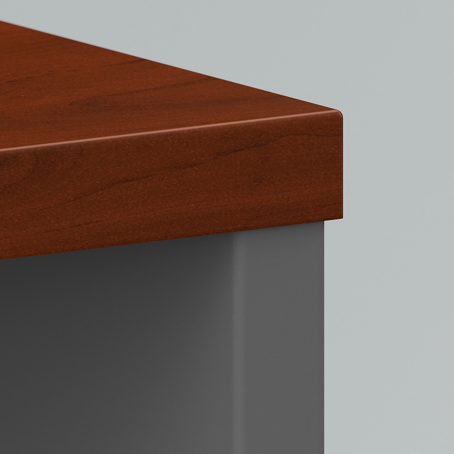 Bush Business Furniture Components 60inW Office Computer Desk, Hansen Cherry/Graphite Gray, Standard Delivery - Image 6