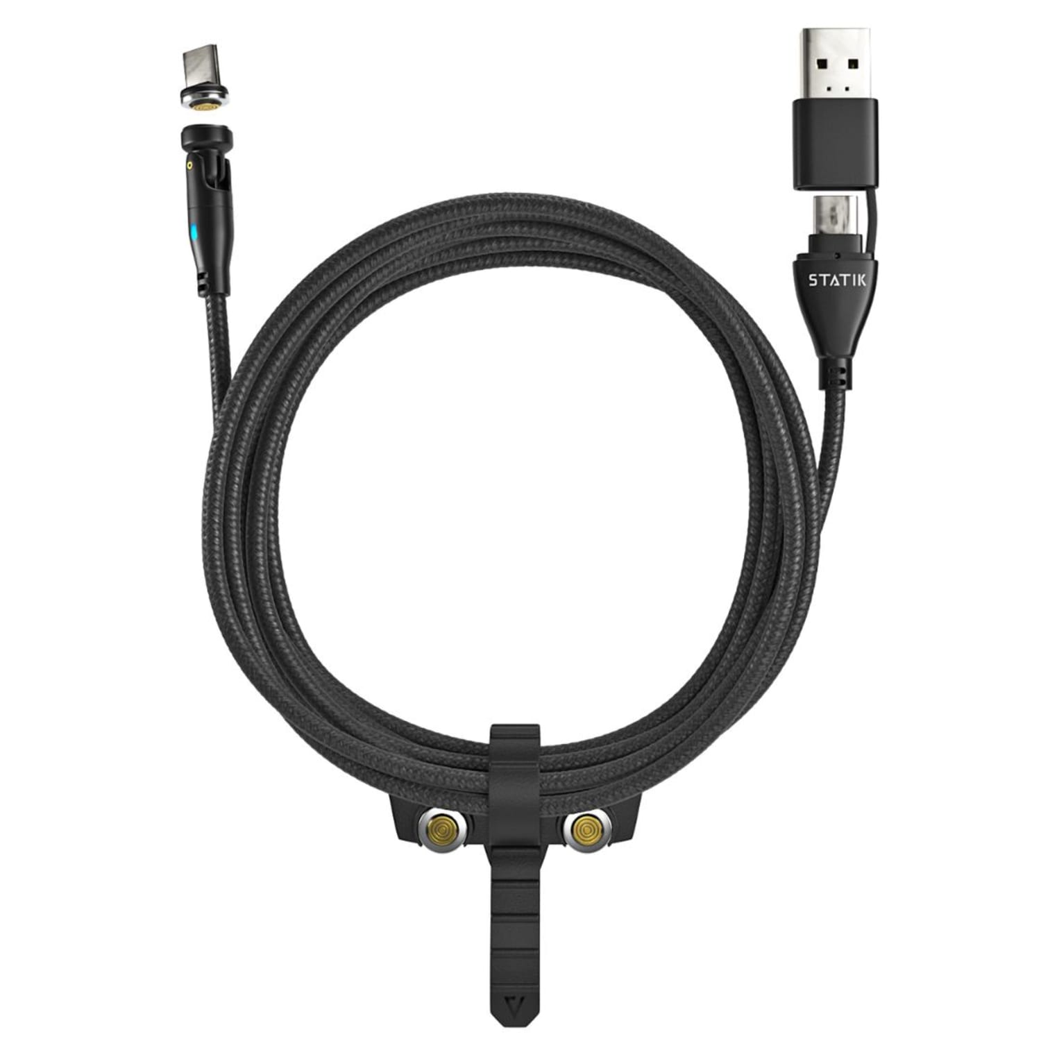 STATIK 360 Pro 100W Universal Magnetic Charge Cable, 6ft, Black, PUP-0486 - Image 4