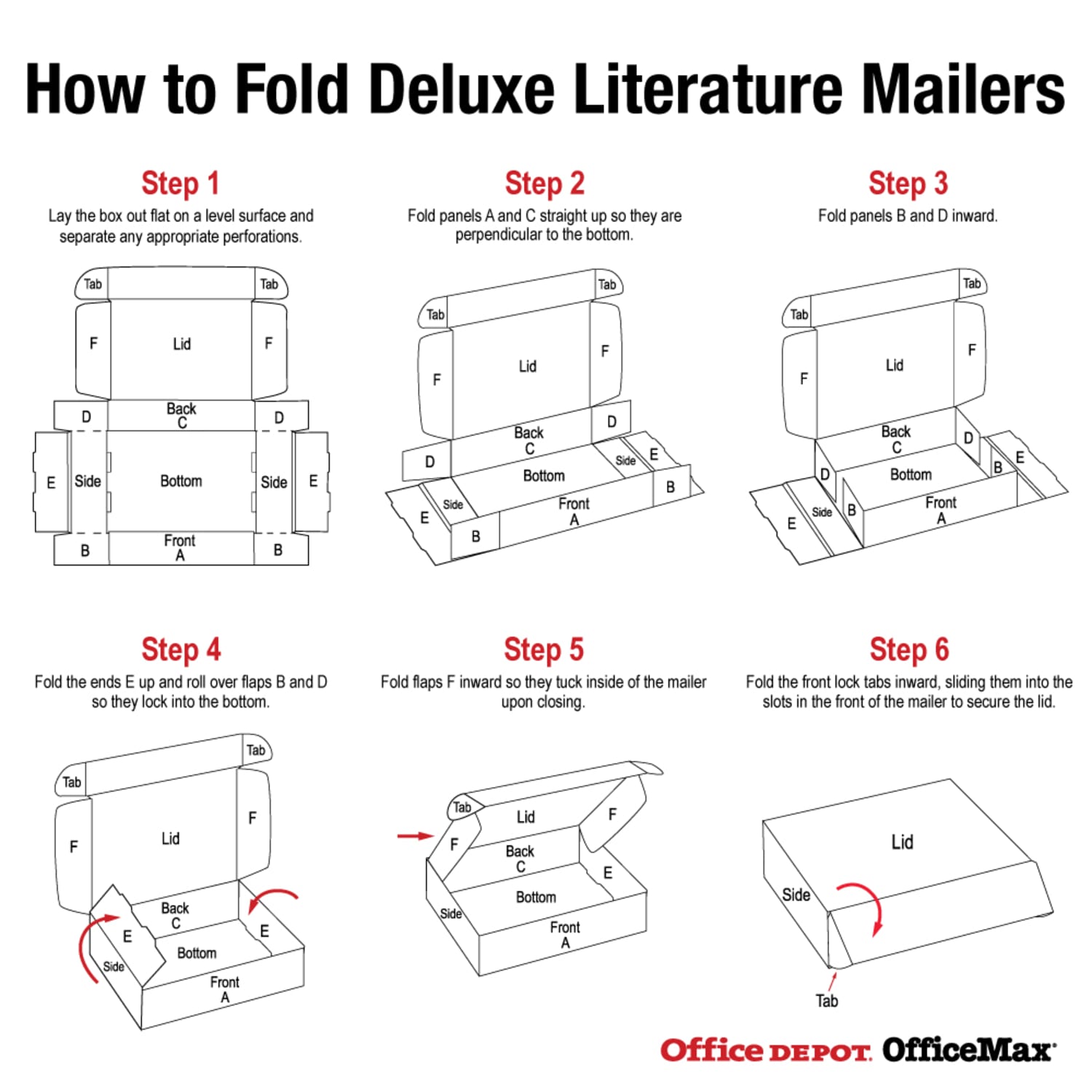 Partners Brand Deluxe Literature Mailers, 12 1/8in x 9 1/4in x 2in, White, Pack Of 50 - Image 4