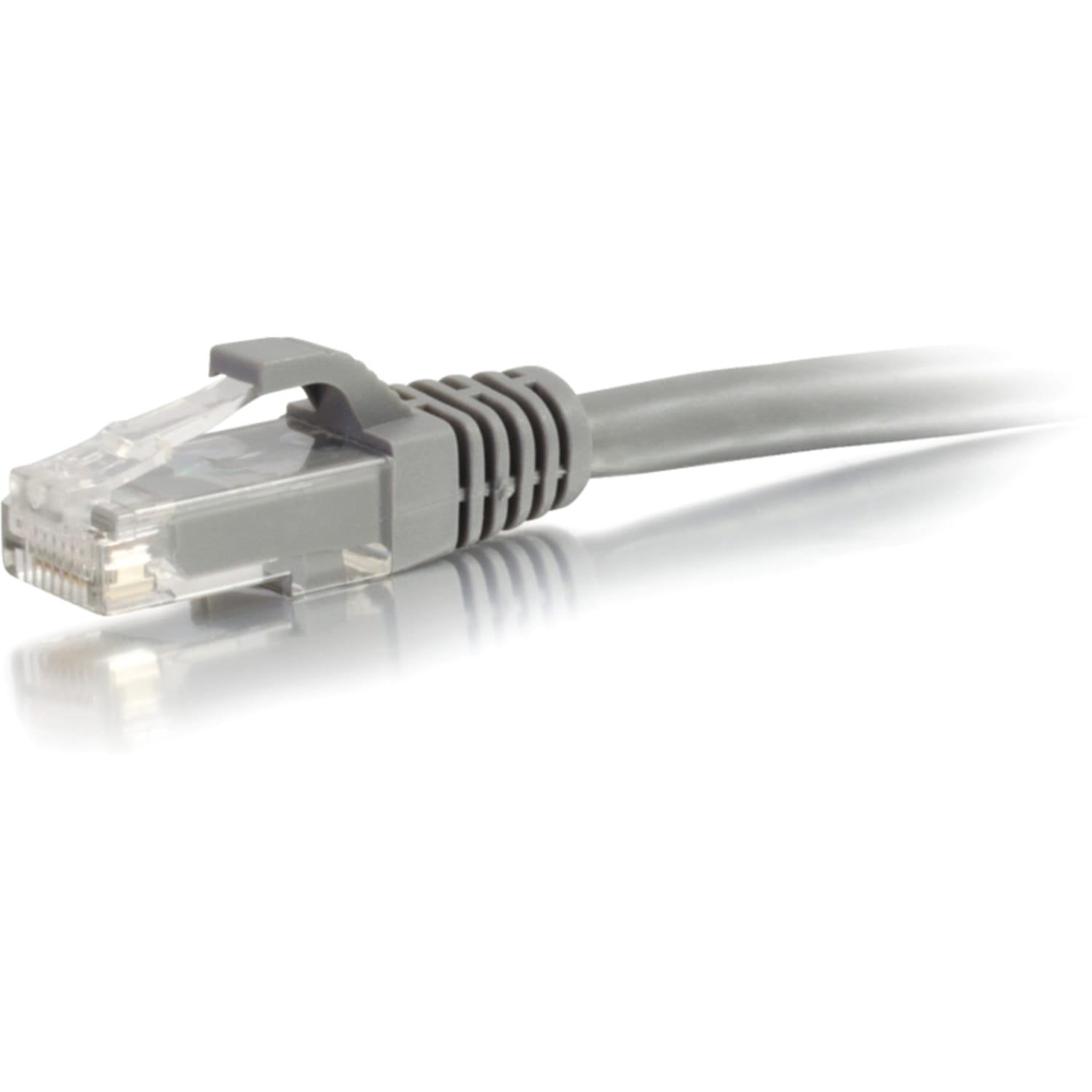 C2G 25ft Cat6 Ethernet Cable - Snagless Unshielded (UTP) - Gray - Category 6 for Network Device - RJ-45 Male - RJ-45 Male - 25ft - Gray - Image 3