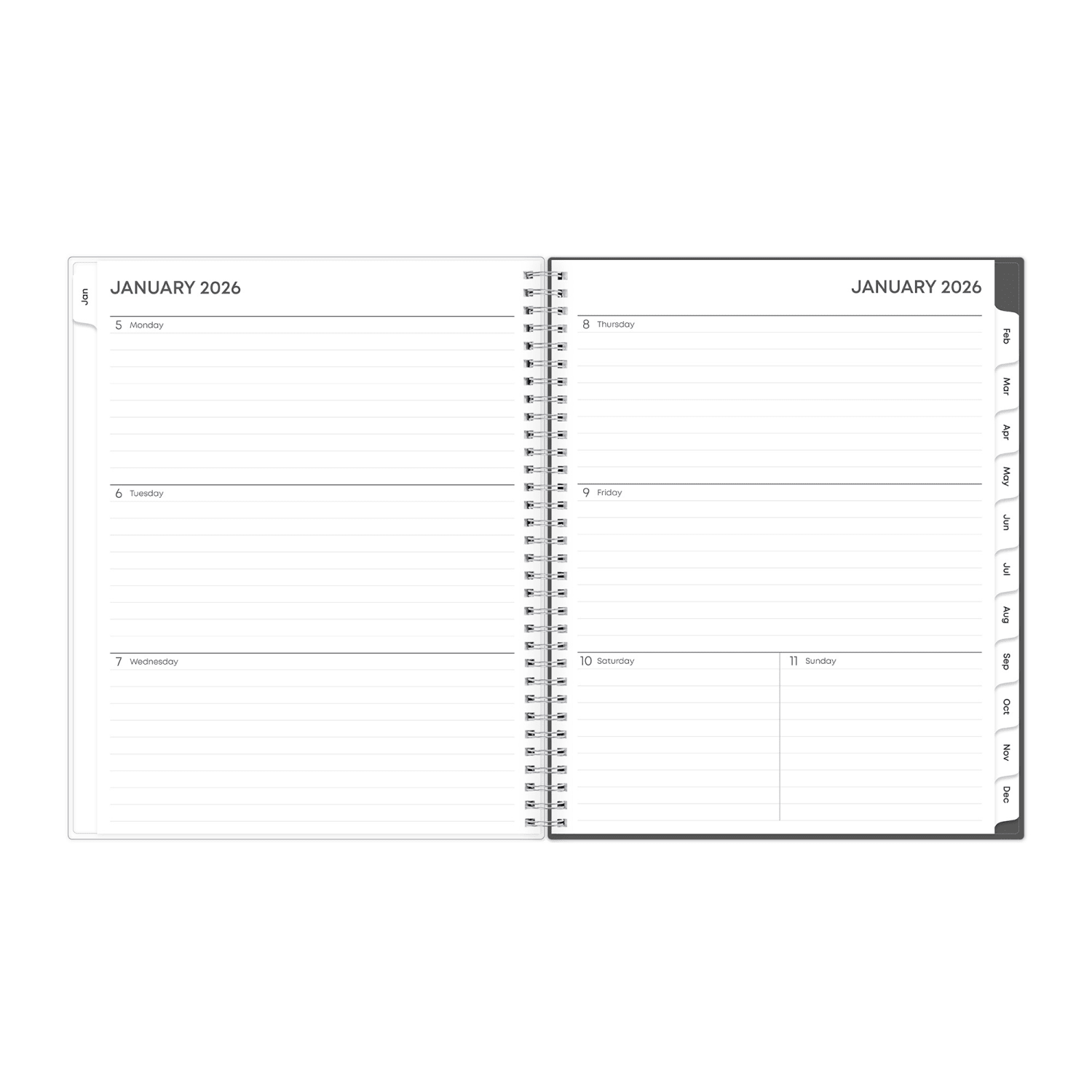 2026 Blue Sky Weekly/Monthly Planner, 8-1/2in x 11in, Montauk, January To December, 133874 - Image 3