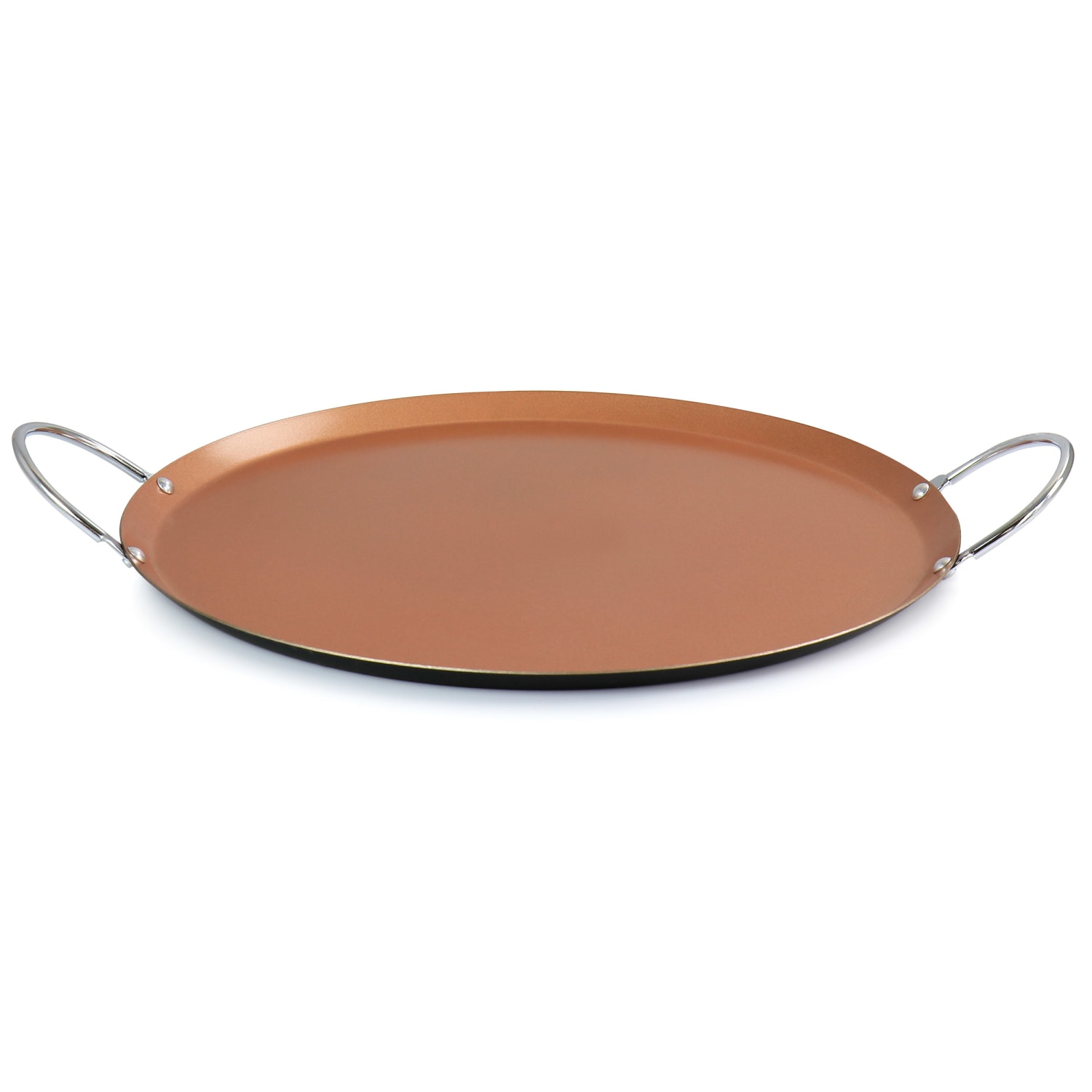 Oster Non-Stick Carbon Steel Stonefire Comal, 14in, Copper - Image 6