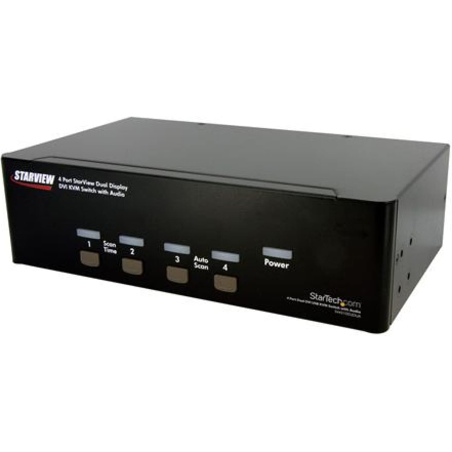 StarTech.com 4-Port Dual KVM Switch with Audio for DVI Computers - Built-in USB Hub (SV431DD2DUA) - KVM/audio/USB switch - SV431DD2DUA - Image 4