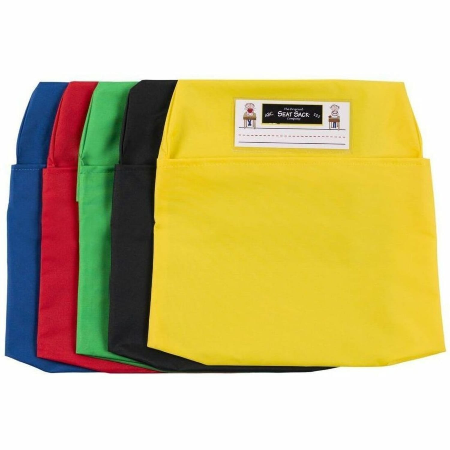 Victor Seat Sack Chair Cover Classroom Pack 12in x 12in Assorted Colors Pack Of 25 Covers PopularChairscom