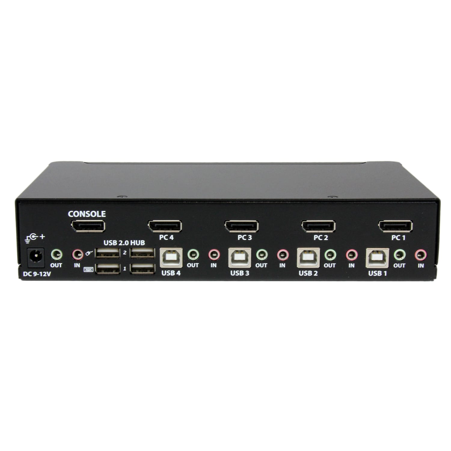 StarTech.com 4 Port DisplayPort KVM Switch w/ Audio - USB, Keyboard, Video, Mouse, Computer Switch Box for 2560x1600 DP Monitor (SV431DPUA) - KVM / audio / USB switch - 4 x KVM / audio / USB - 1 local user - Image 4