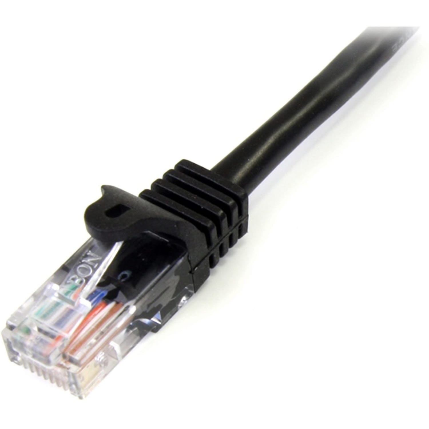 StarTech.com 15 ft Black Cat5e Snagless UTP Patch Cable - Make Fast Ethernet network connections using this high quality Cat5e Cable, with Powe - Image 6