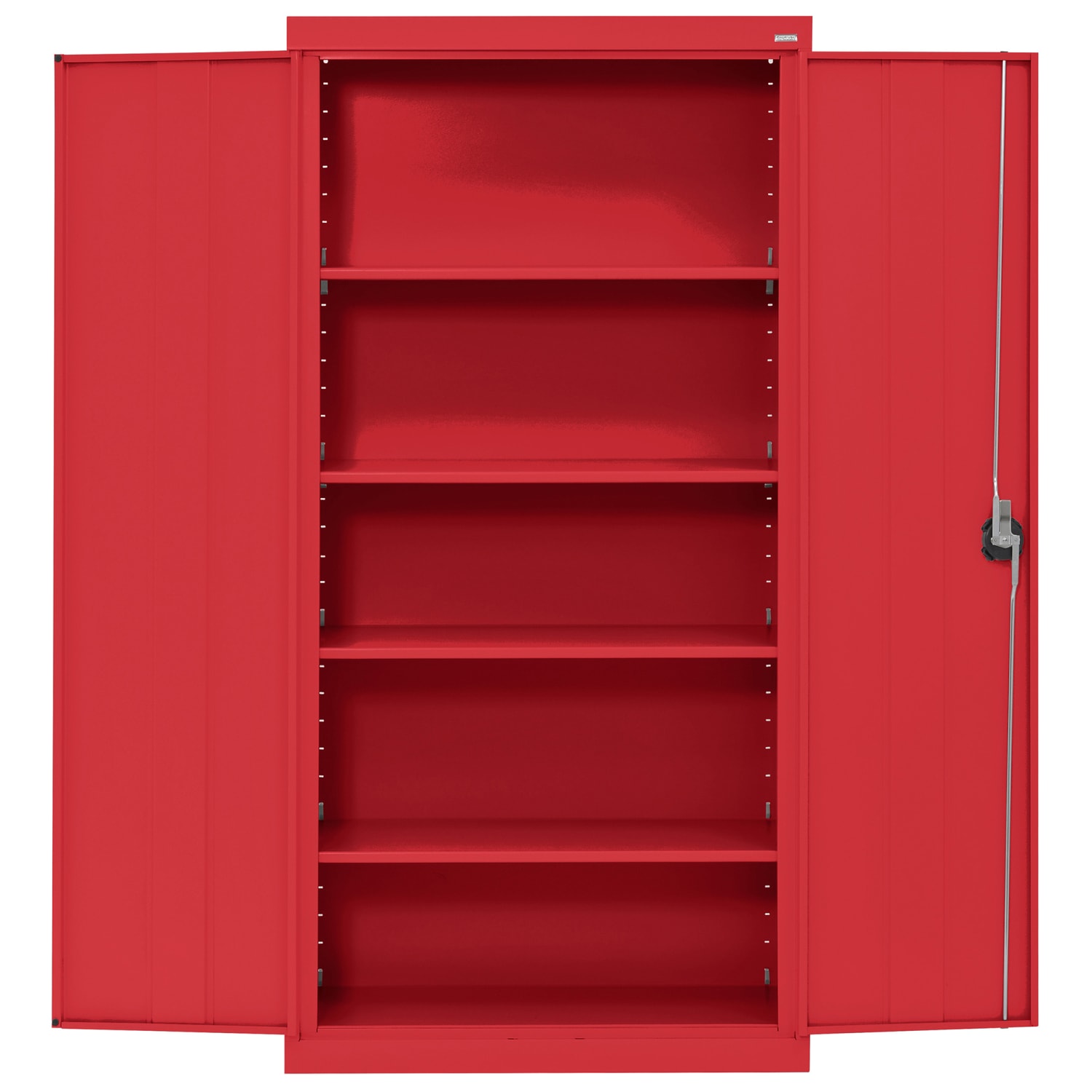 Sandusky Elite Series 36inW Heavy-Duty Storage Cabinet, Red - Image 5