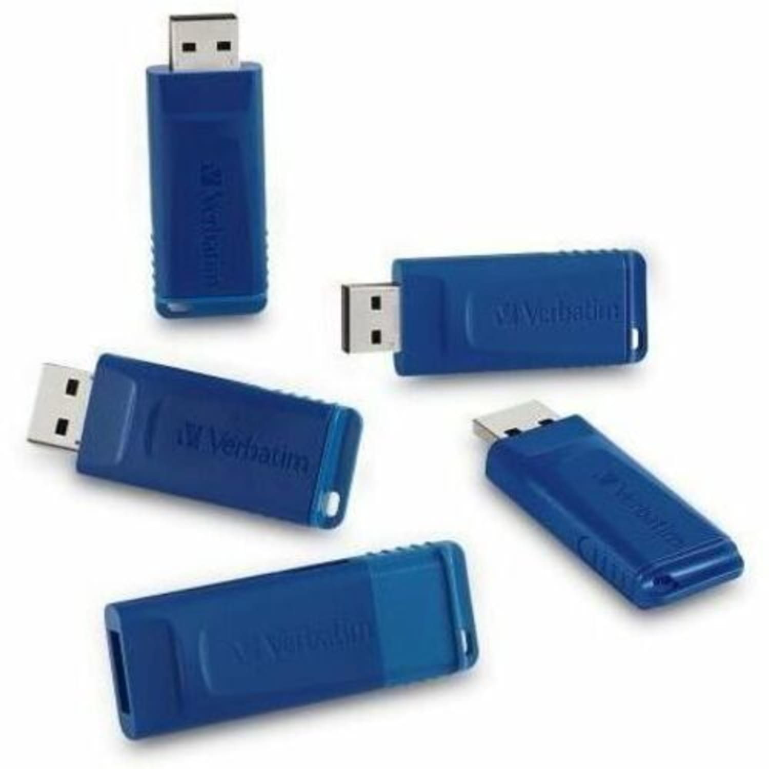 Verbatim 8GB USB Flash Drive, Pack of 5