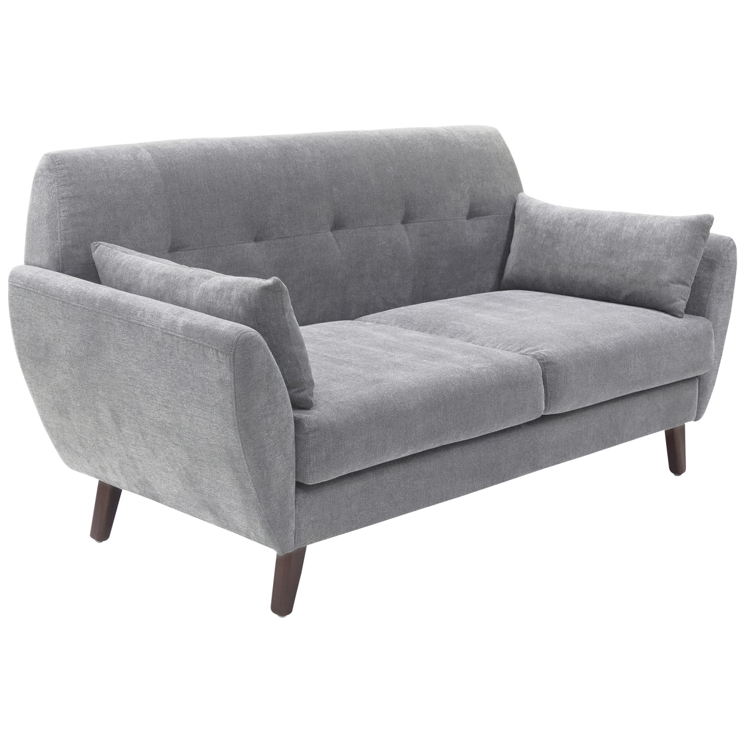 Serta Artesia Collection Loveseat Smoke GrayChestnut PopularChairscom Serta Artesia Collection Loveseat Smoke GrayChestnut PopularChairscom