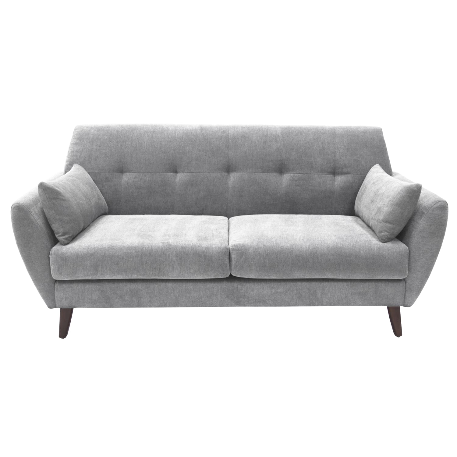 Serta Artesia Collection Loveseat, Smoke Gray/Chestnut - Image 6