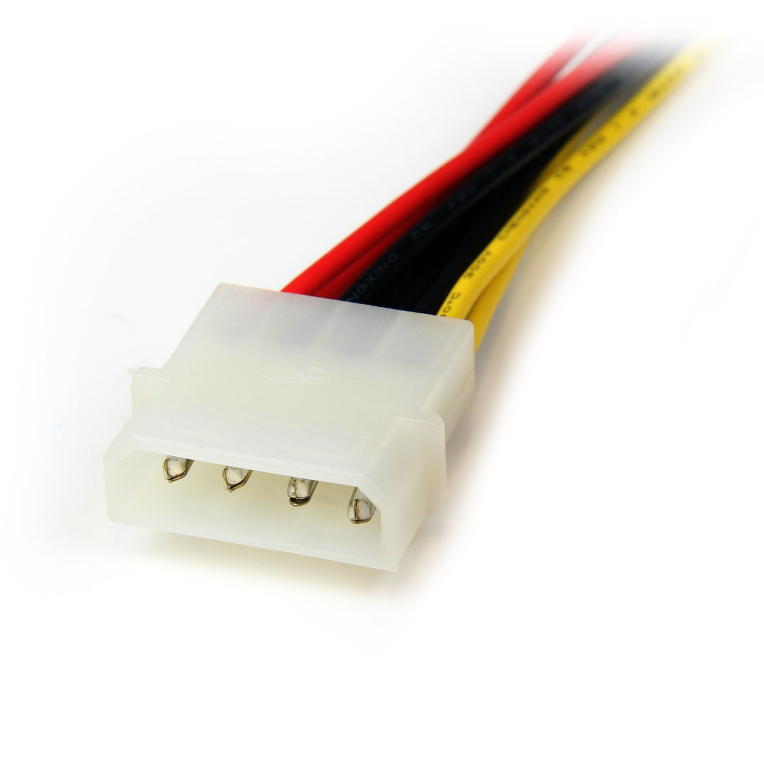 StarTech.com 12in LP4 to 2x SATA Power Y Cable Adapter - Power two SATA drives from a single LP4 power supply connector. - PYO2LP4SATA - Image 3