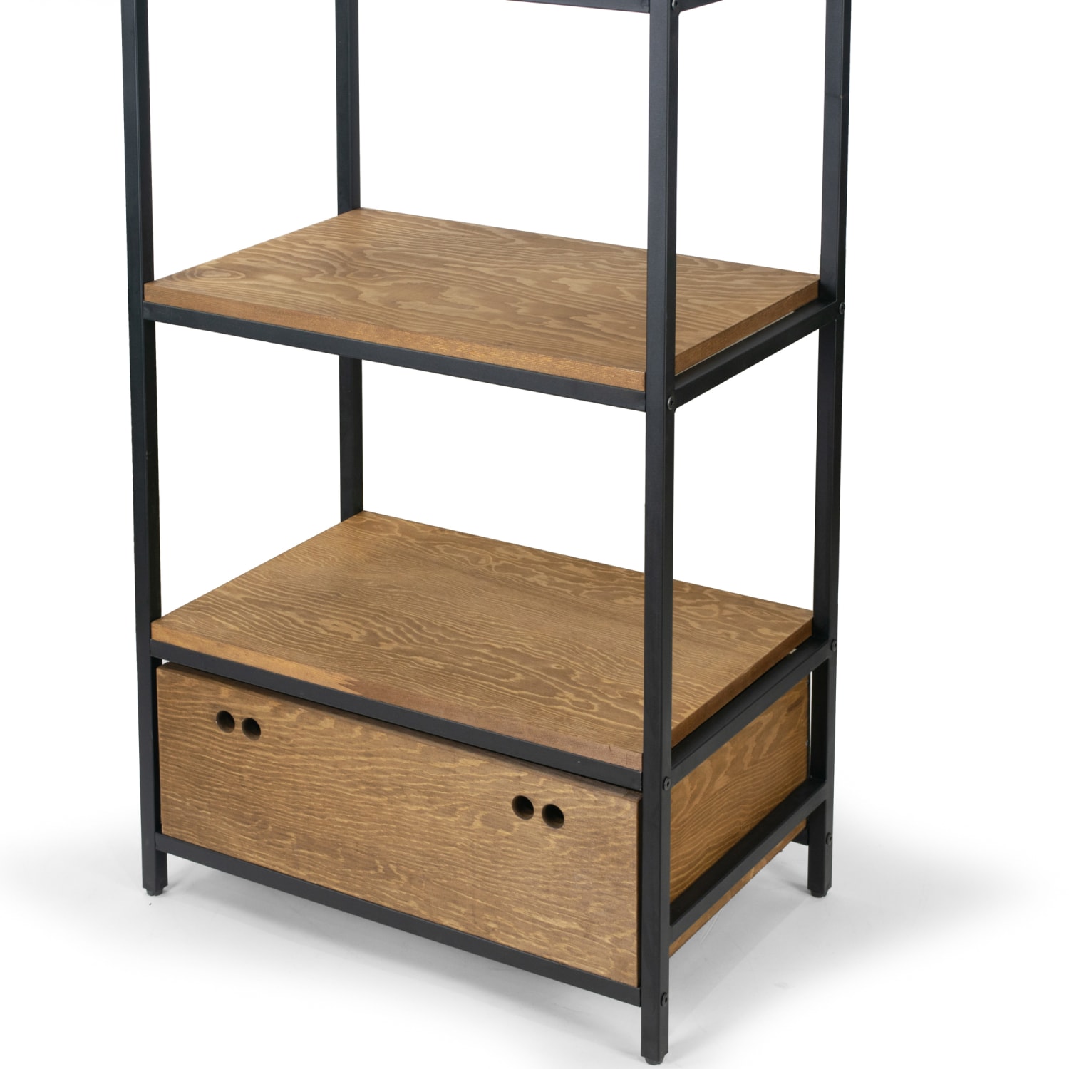 Glamour Home Amy 71inH Etagere Bookcase, Brown - Image 5