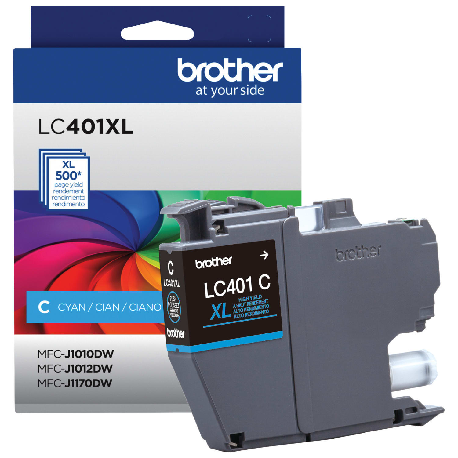 Brother LC401XL Cyan High-Yield Ink Cartridge, LC401XLC - Image 3