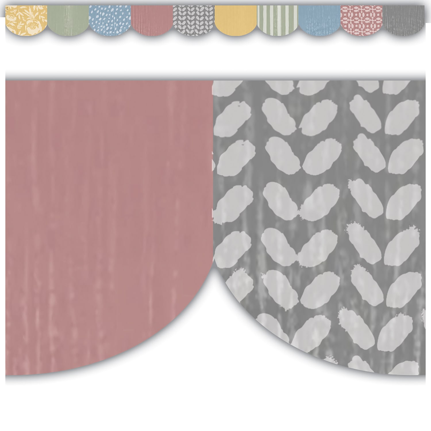 Teacher Created Resources Scalloped Border Trim Packs, 35', Classroom Cottage, Set Of 6 Packs - Image 4