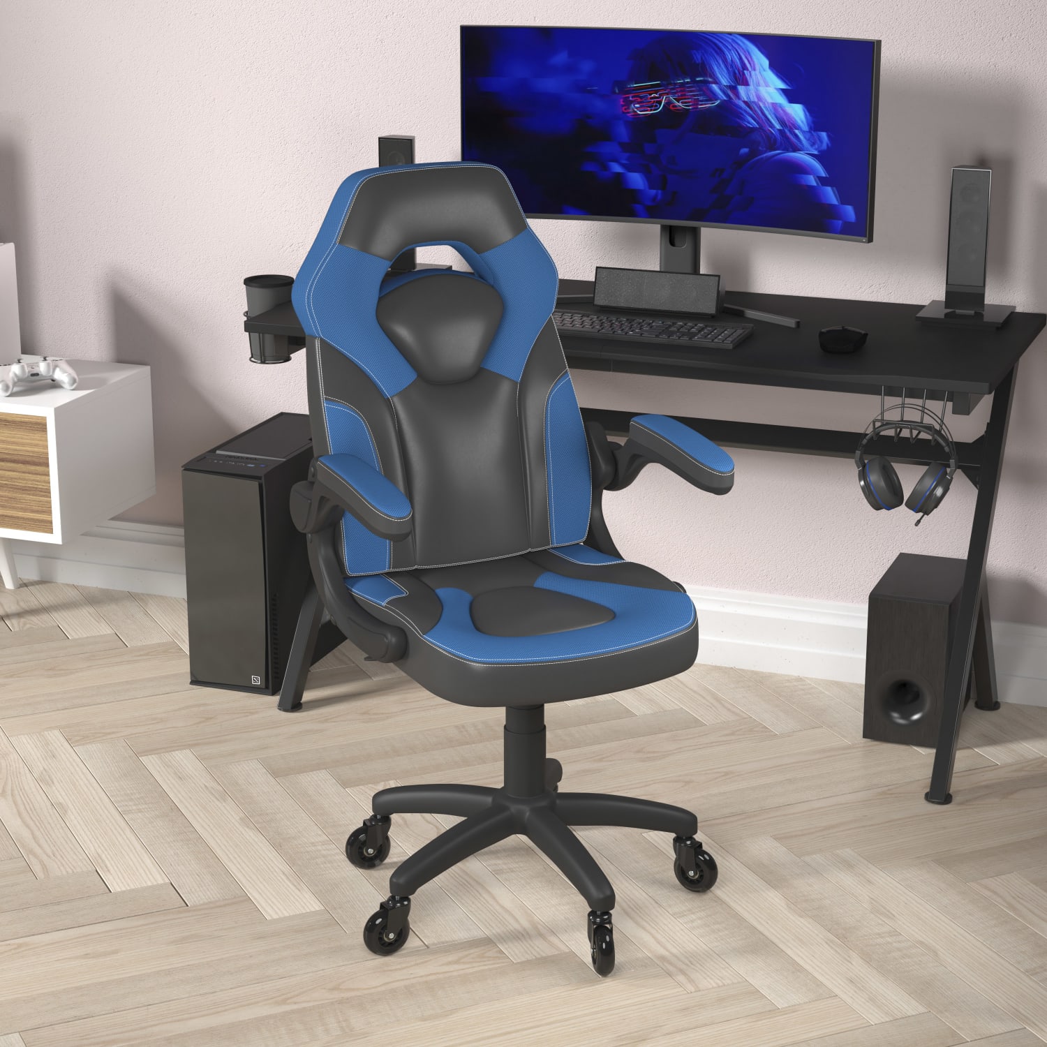 Flash Furniture X10 Racing Ergonomic Faux Leather Computer Gaming Chair Blue PopularChairscom Flash Furniture X10 Racing Ergonomic Faux Leather Computer Gaming Chair Blue PopularChairscom