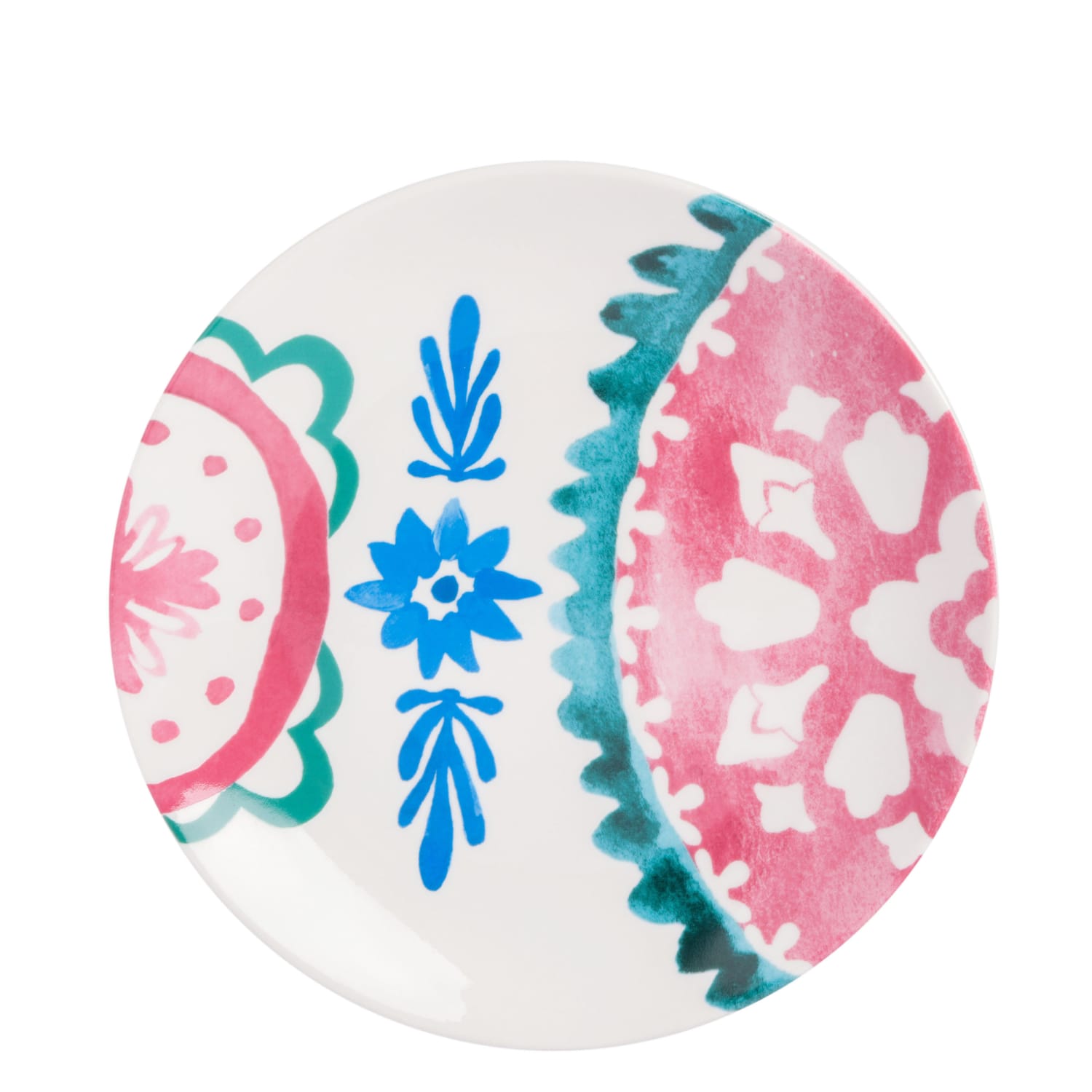 Spice By Tia Mowry Savory Saffron 18-Piece Fine Ceramic Dinnerware Set, Coral - Image 4