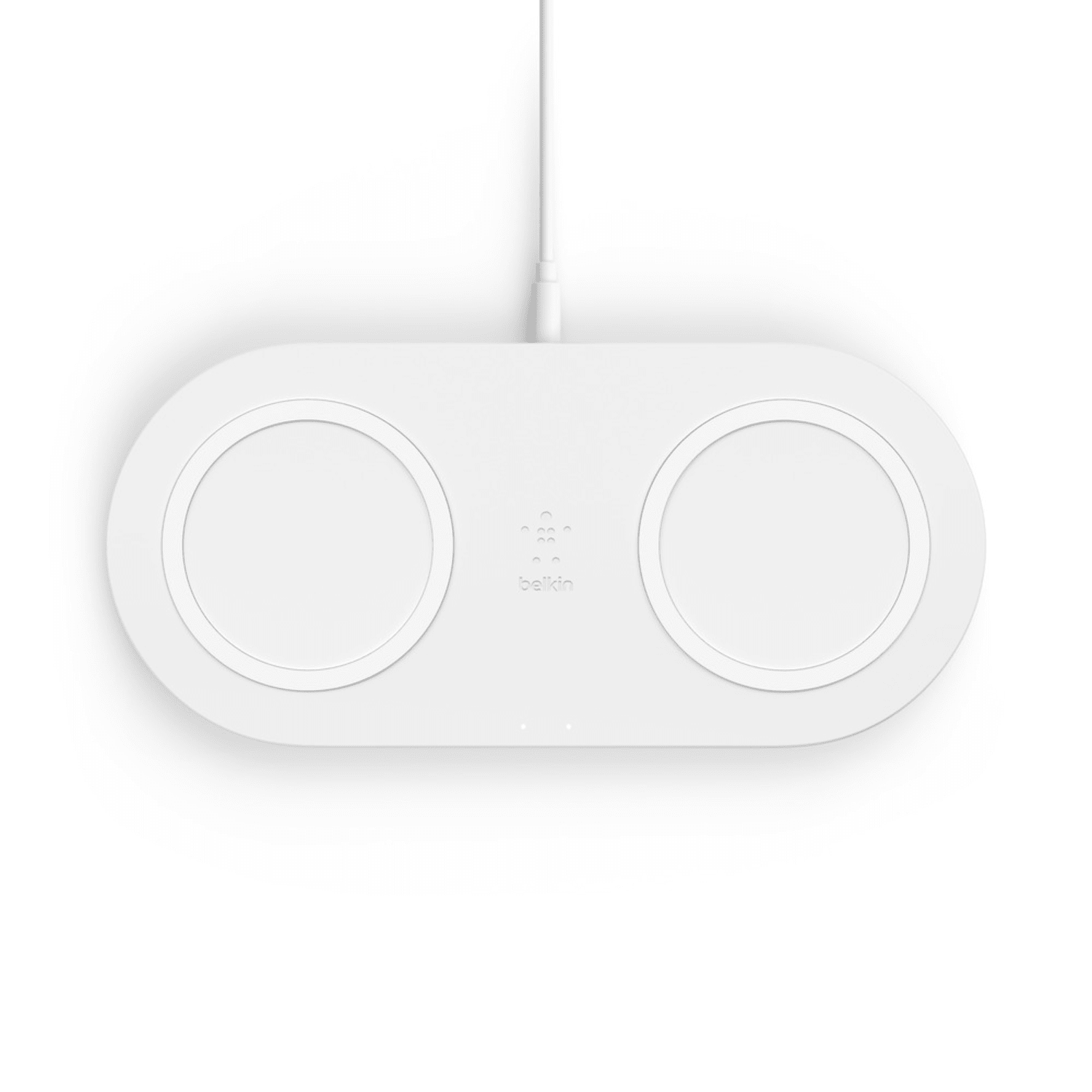 Belkin BoostCharge Dual 10-Watt Wireless Charging Pads, White