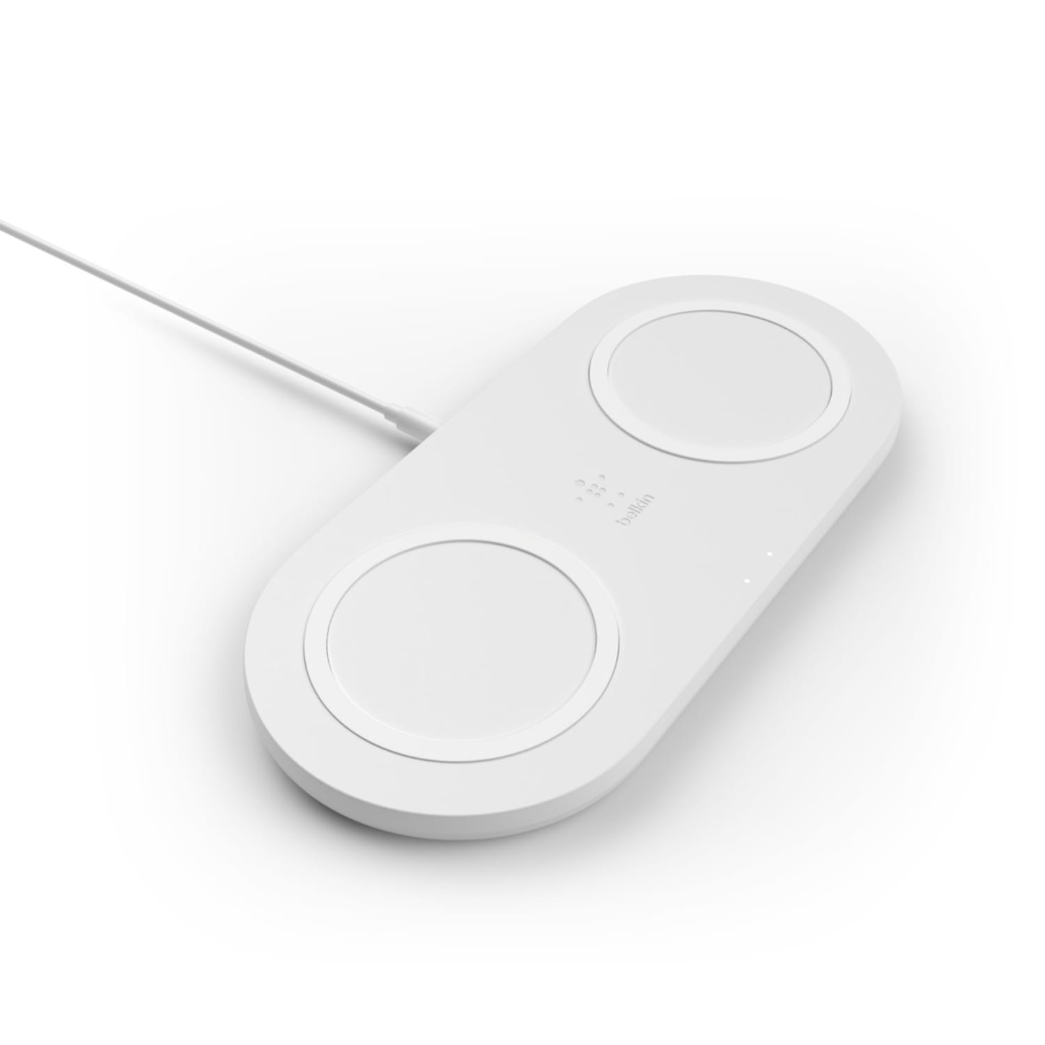 Belkin BoostCharge Dual 10-Watt Wireless Charging Pads, White - Image 3