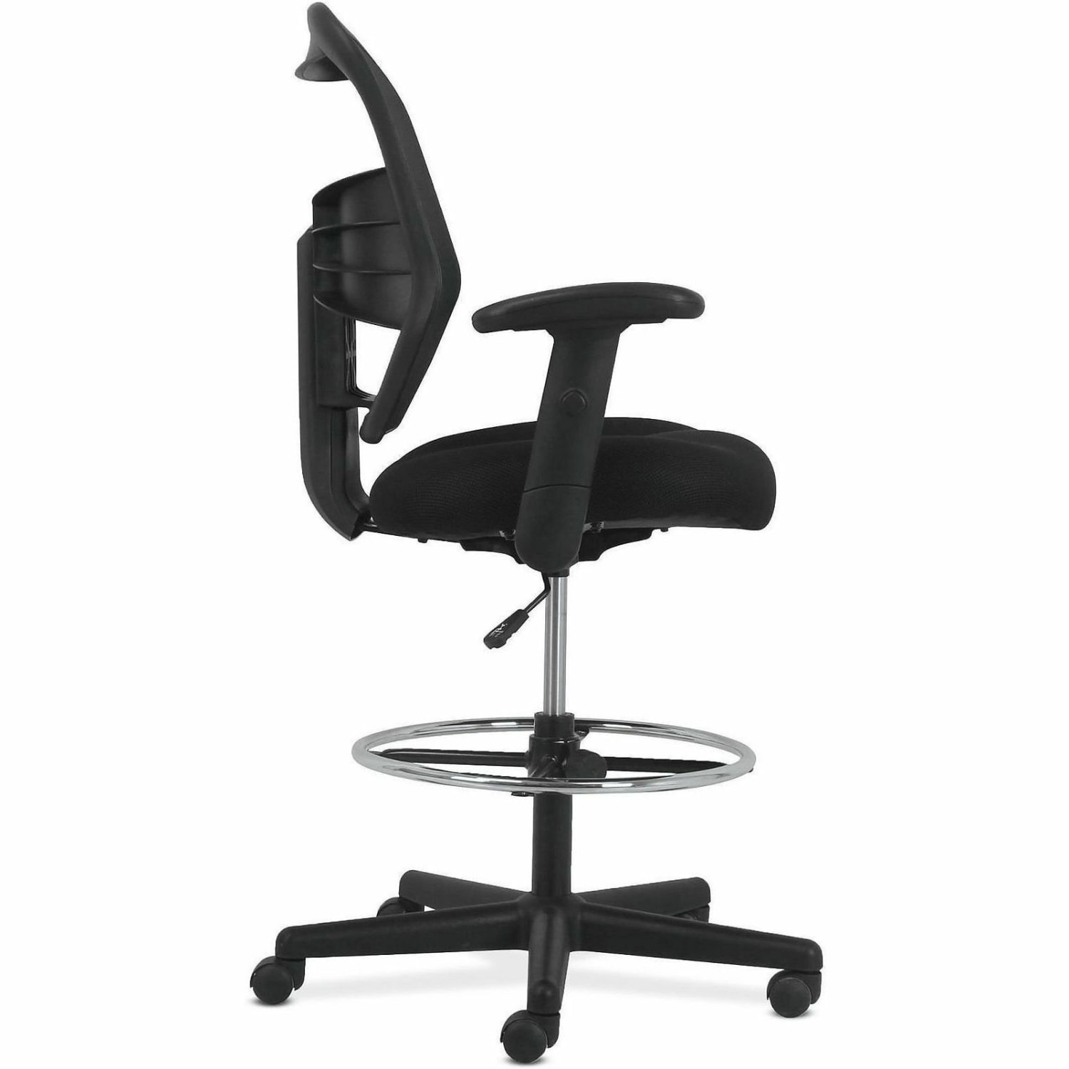 HON Prominent High-Back Task Stool, Black - Image 5
