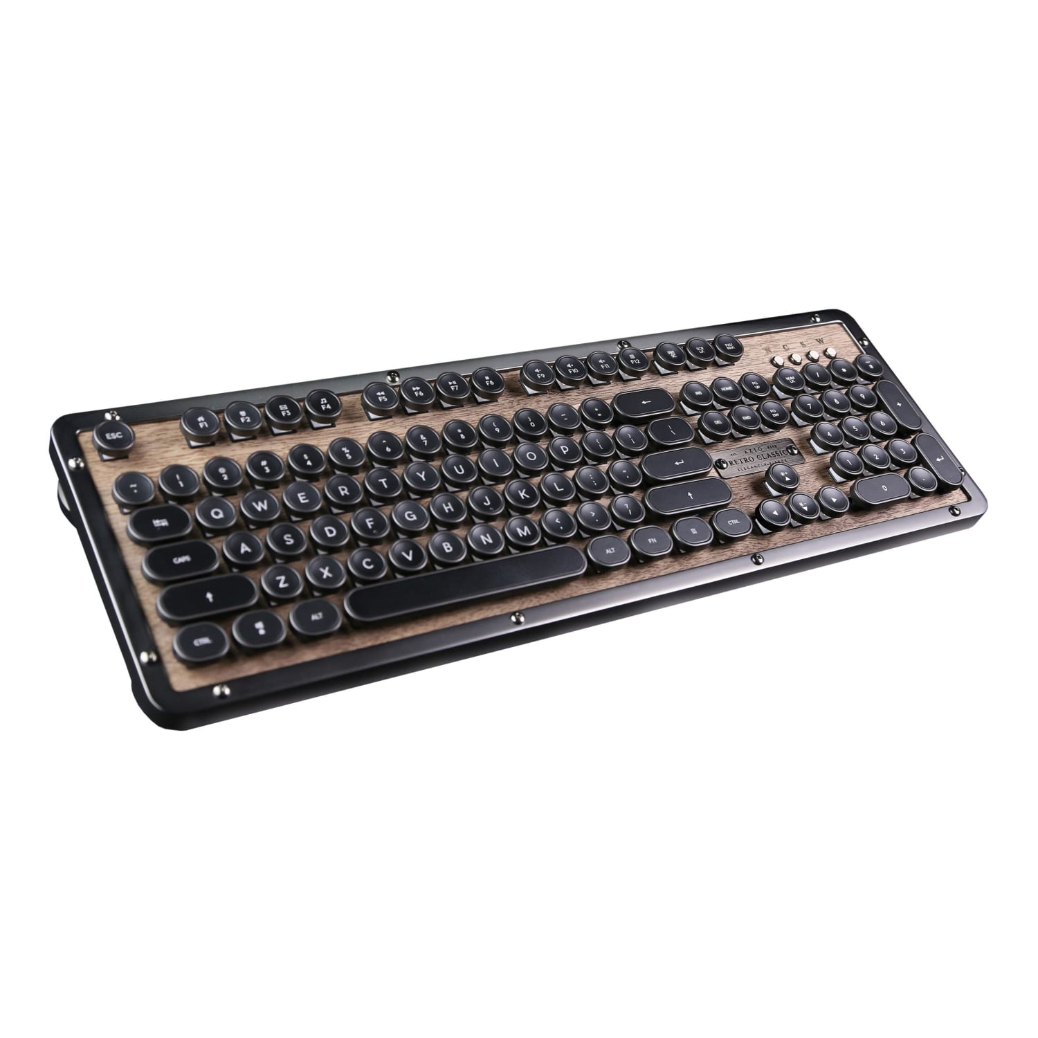Azio Retro Classic Wireless Keyboard, Full Size, Elwood - Image 3