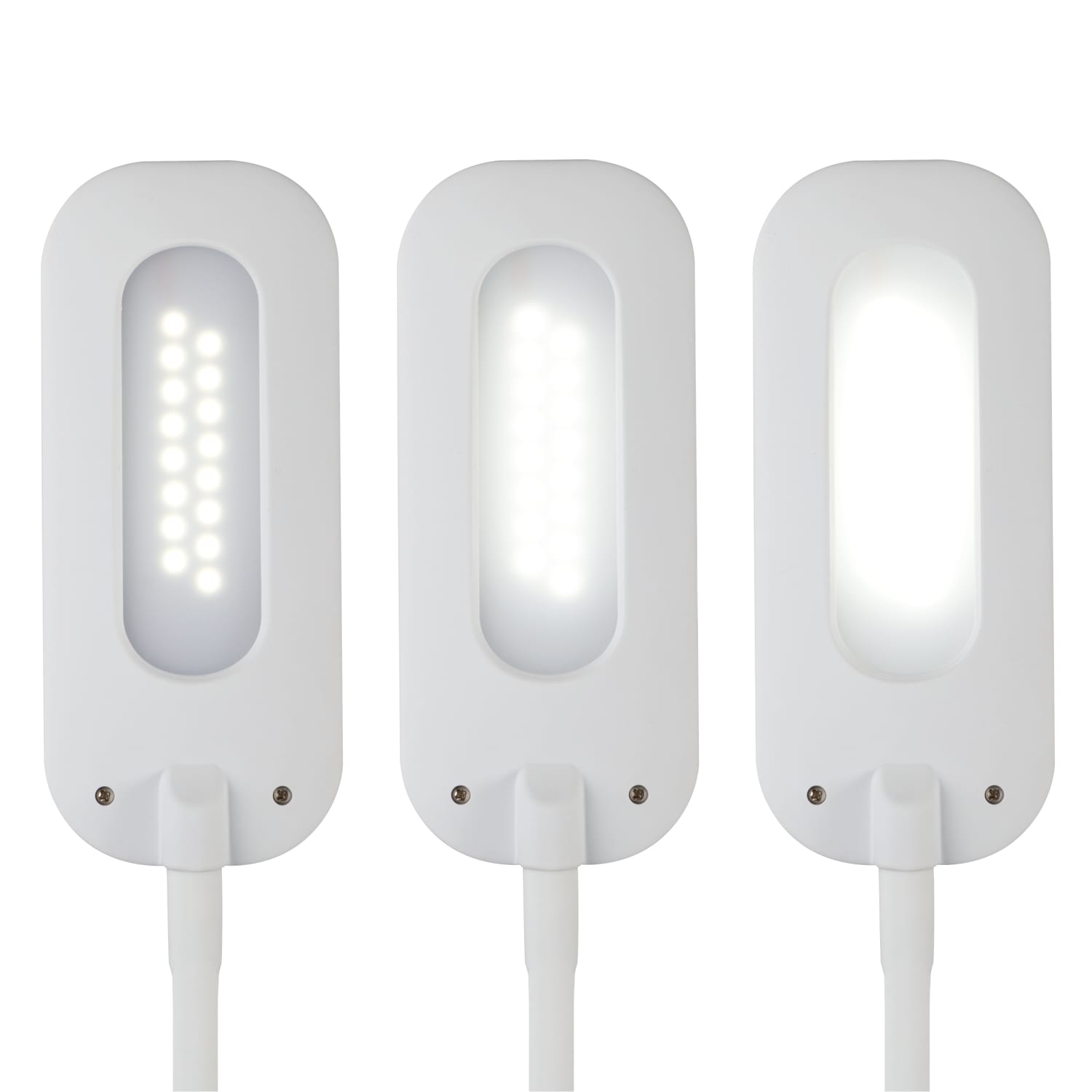 OttLite Wellness Series LED Soft-Touch Flex Desk Lamp, 13-1/2inH, White - Image 5