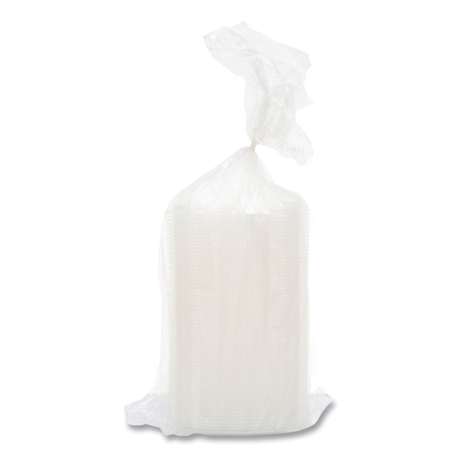 Dart PresentaBowls Pro Clear Square Bowl Lids, Large/Vented, 1inH x 8-1/2inW x 8-1/2inD, 63 Lids Per Bag, Carton Of 4 Bags - Image 4