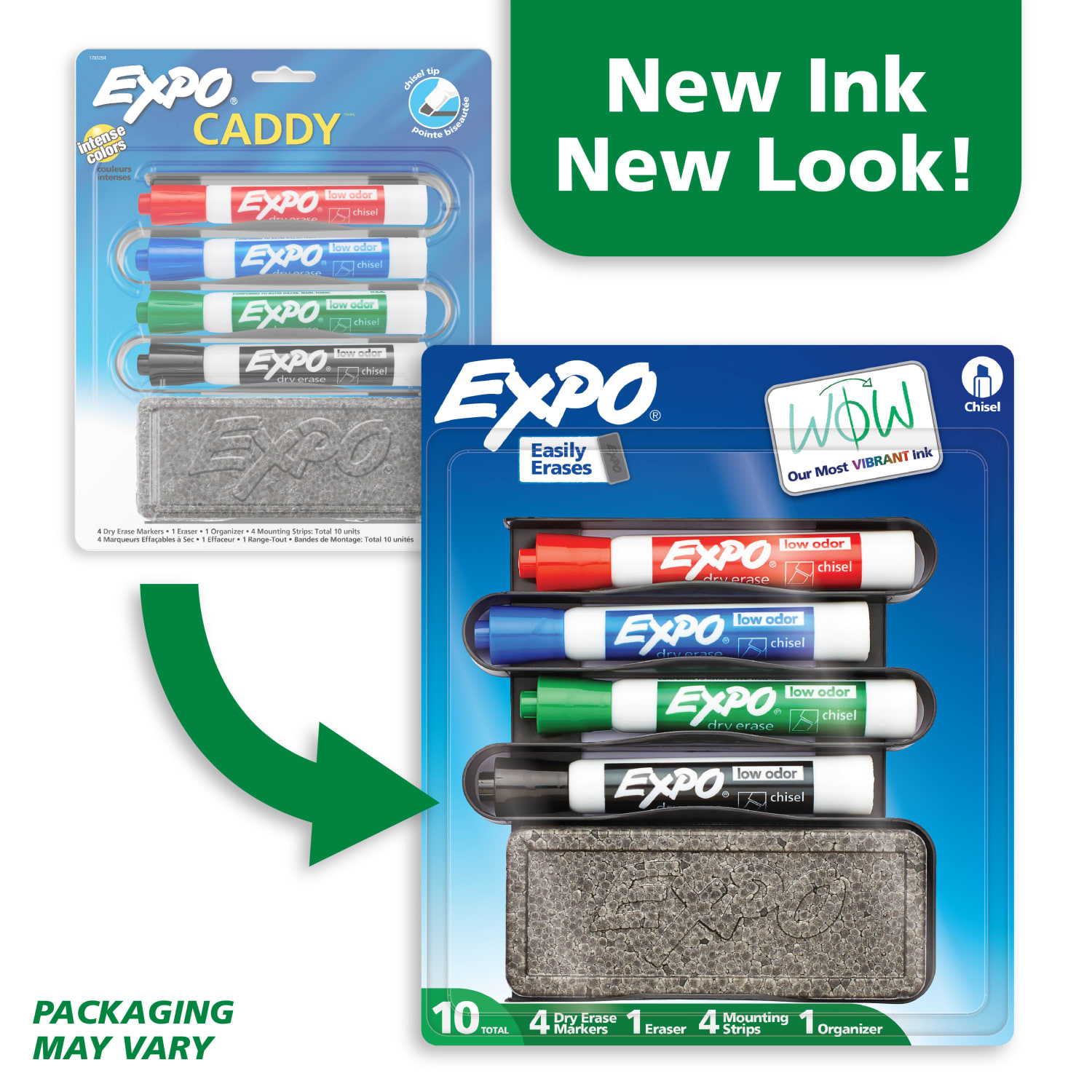 EXPO 90% Recycled Sidekick Organizer With Markers And Eraser - Image 3
