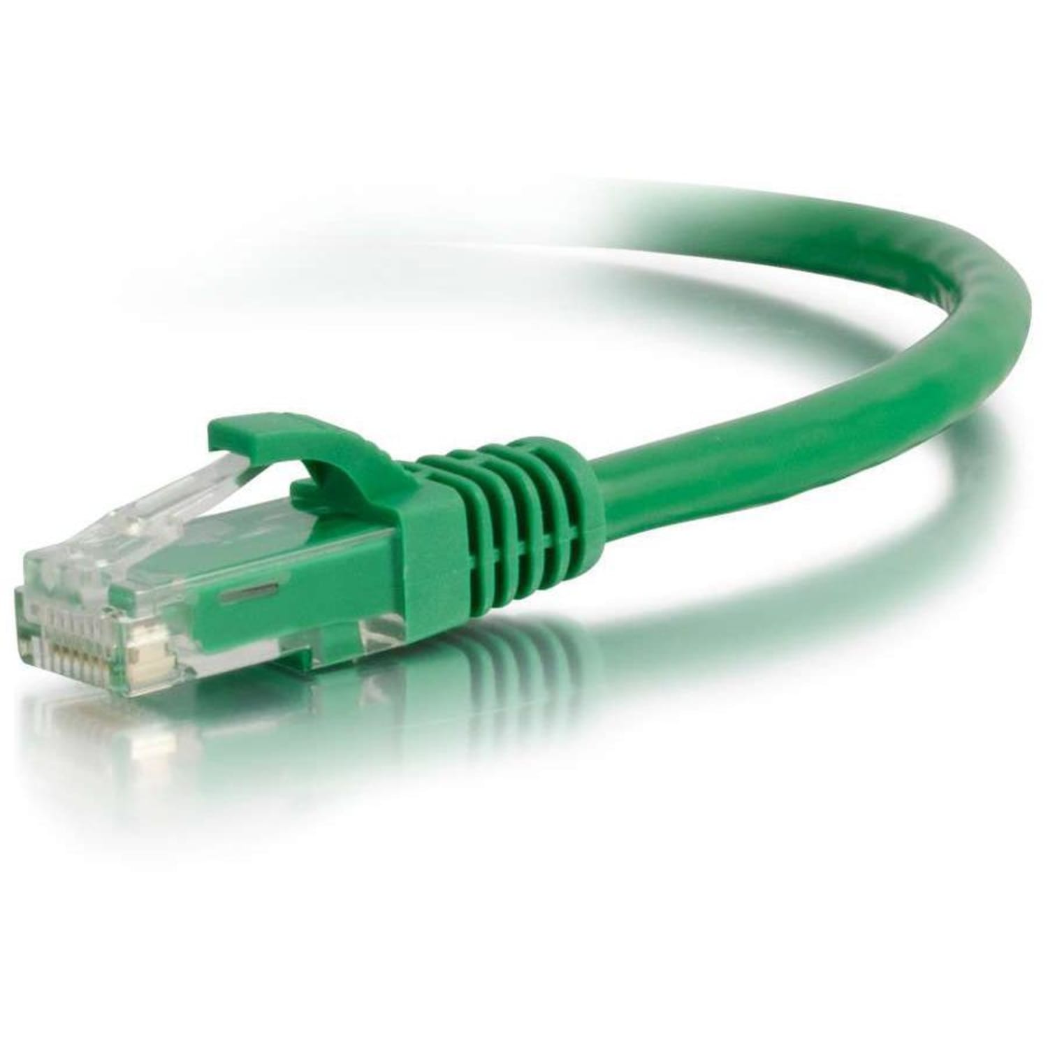 C2G 7ft Cat6 Ethernet Cable - Snagless Unshielded (UTP) - Green - Category 6 for Network Device - RJ-45 Male - RJ-45 Male - 7ft - Green