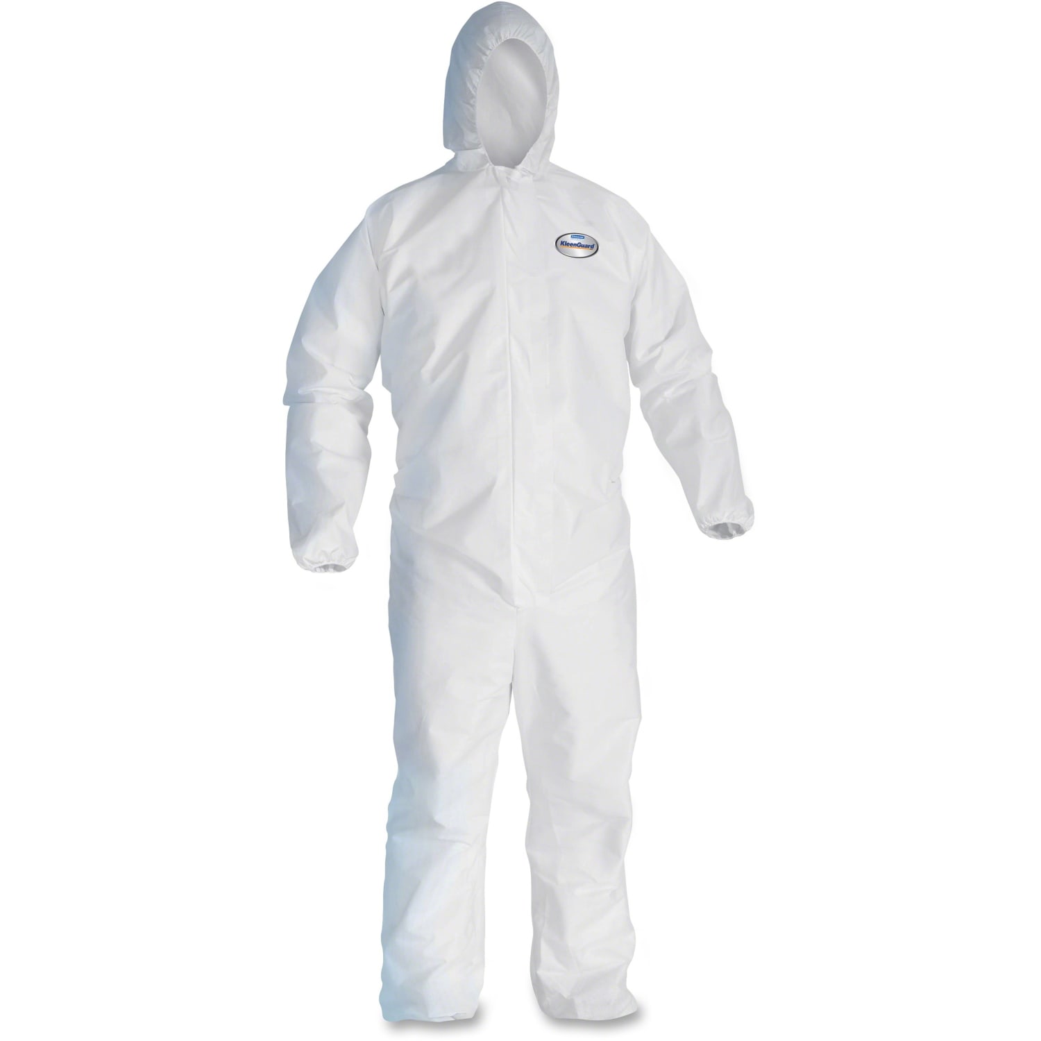 Kimberly-Clark Professional KleenGuard A20 Microforce Particle Protection Coveralls, Zipper Front, 3XL, White, Pack Of 20 Coveralls - Image 3