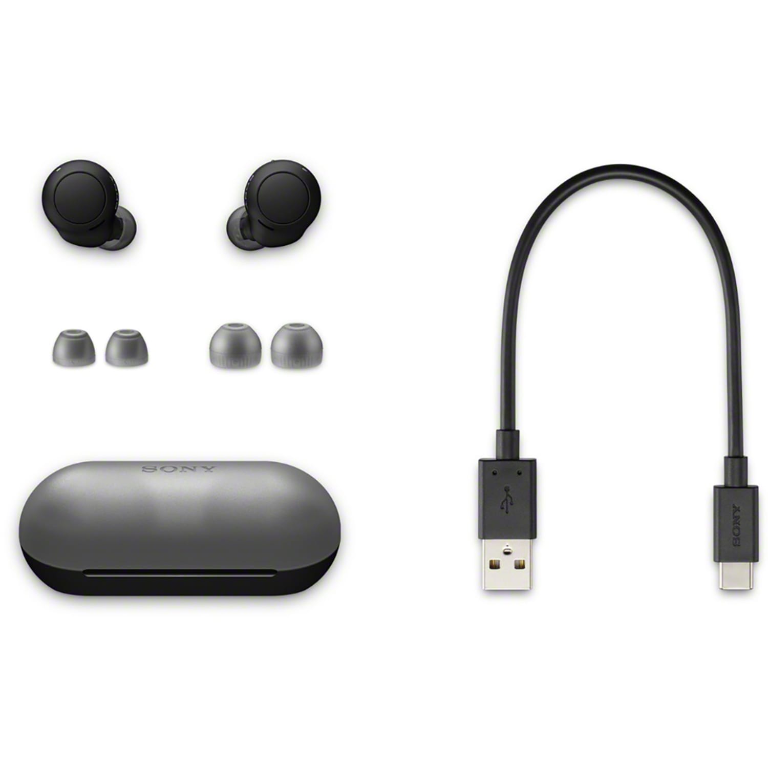 Sony Truly Wireless In-Ear Headphones, Black, WFC500/B - Image 3