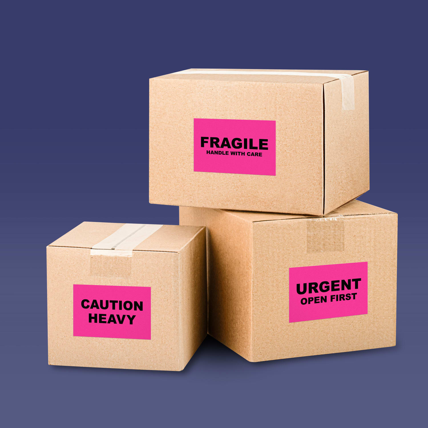 Avery Printable Labels, 94229-NMP40, Rectangle, 5-1/2in x 8-1/2in, Matte Neon Magenta, Pack of 80 - Image 5