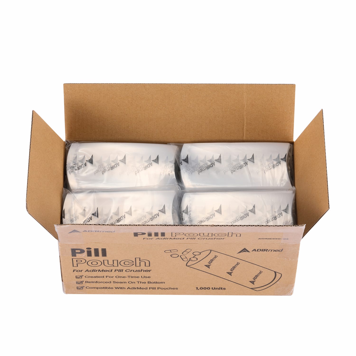 Alpine Vivacomfort Pill Crusher, 3-3/16inH x 3-3/8inW x 11-7/16inD, White - Image 3
