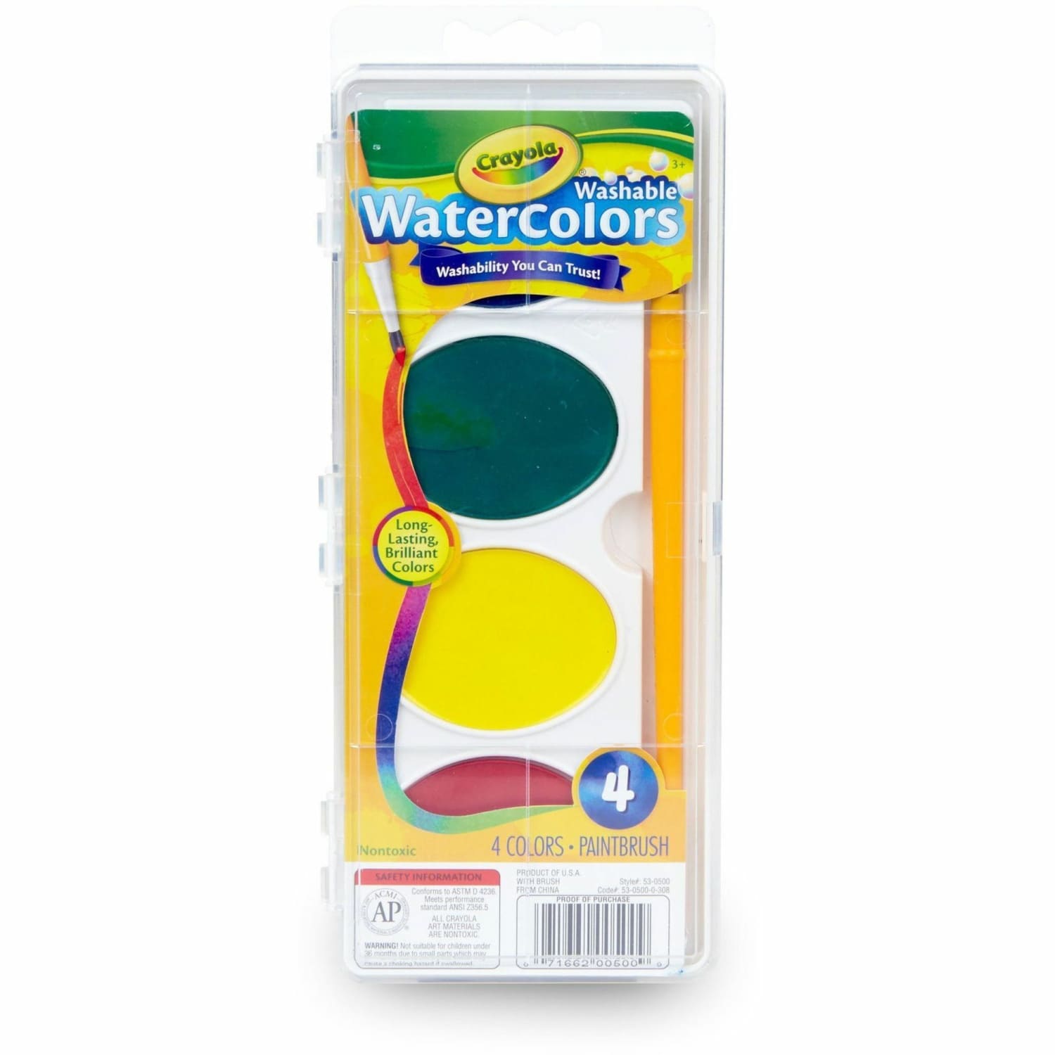 Crayola So Big Washable Watercolor Set, Set Of 4 Colors - Image 6