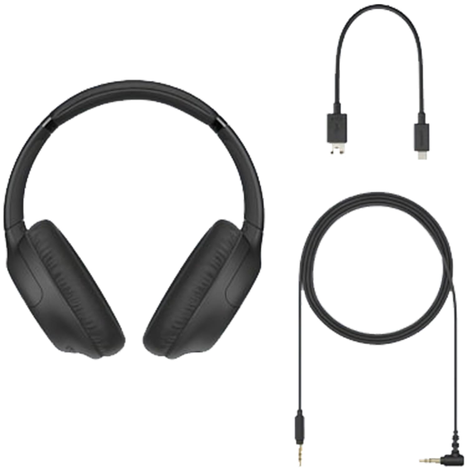 Sony Bluetooth Wireless Noise-Canceling Overhead Headphones Black, WHCH710N/B - Image 5
