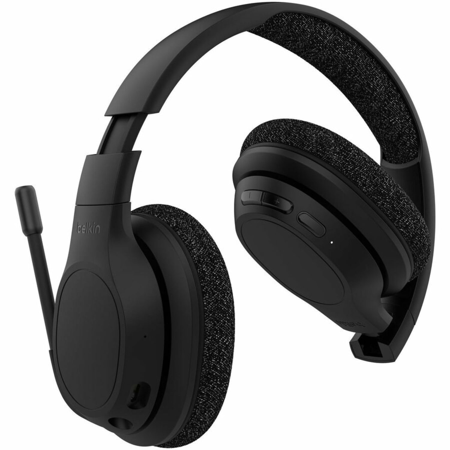 Belkin SoundForm Adapt Wireless Over-Ear Headset, Headphones - AUD005BTBLK - Image 5