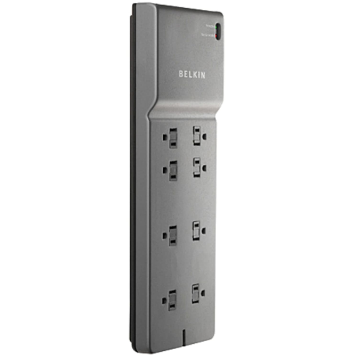 Belkin Home/Office Series Surge Protector, 8 Outlets, Phone Line Protection, 6ft Cord, 3390 Joules, Black