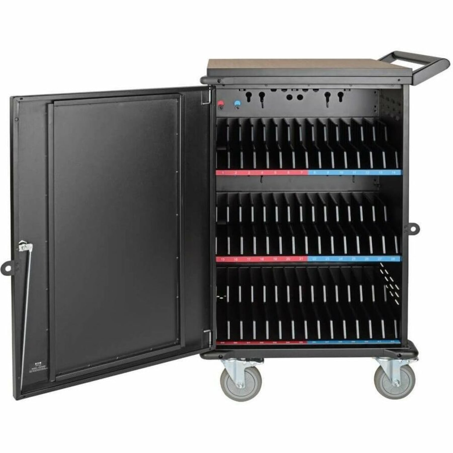 Eaton Tripp Lite Series 48-Device AC Mobile Charging Cart Storage Station  - CSC48AC - Image 6