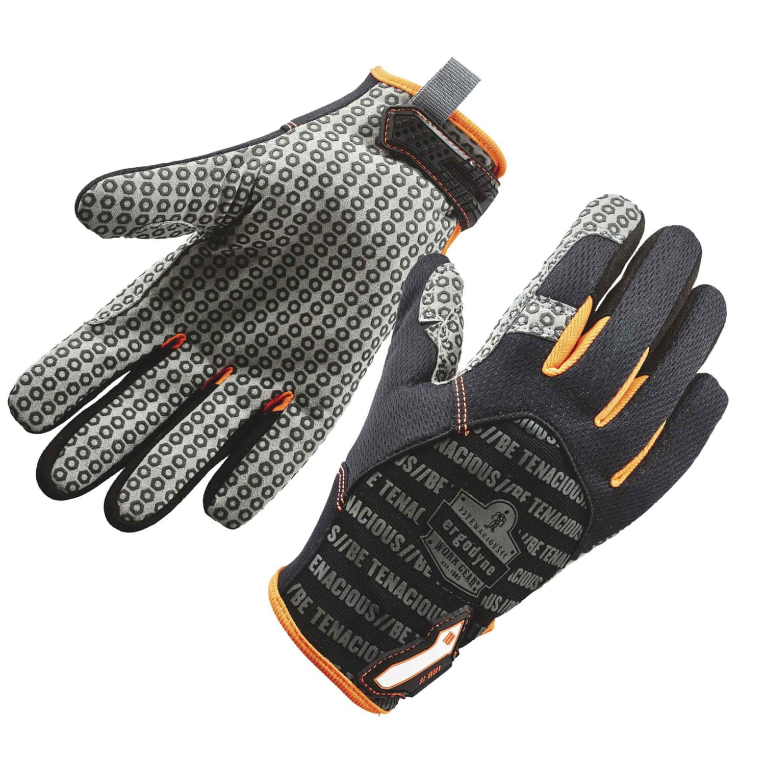 Ergodyne ProFlex 821 Smooth-Surface Silicone Handling Gloves, XX-Large, Black - Image 4
