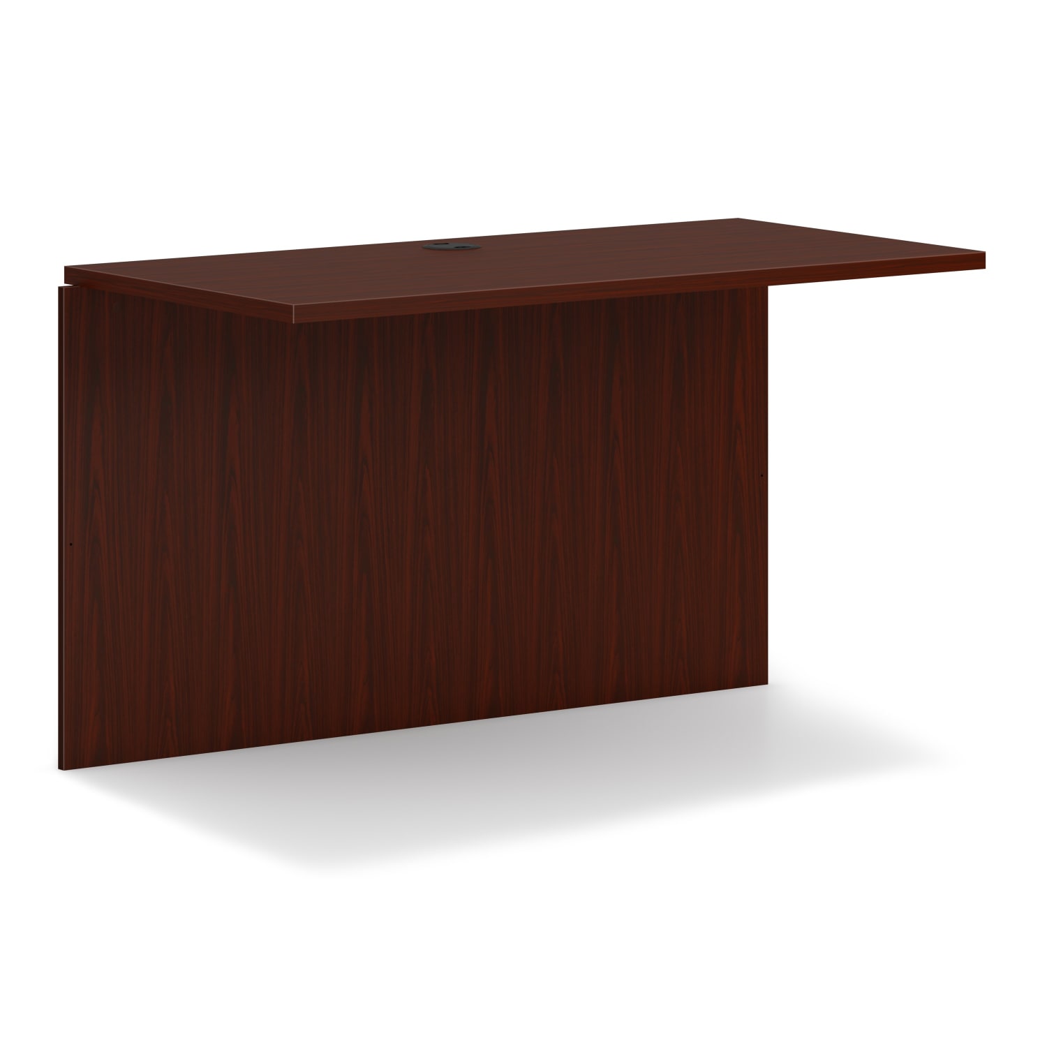 HON Mod 48inW Desk Bridge, Mahogany - Image 3