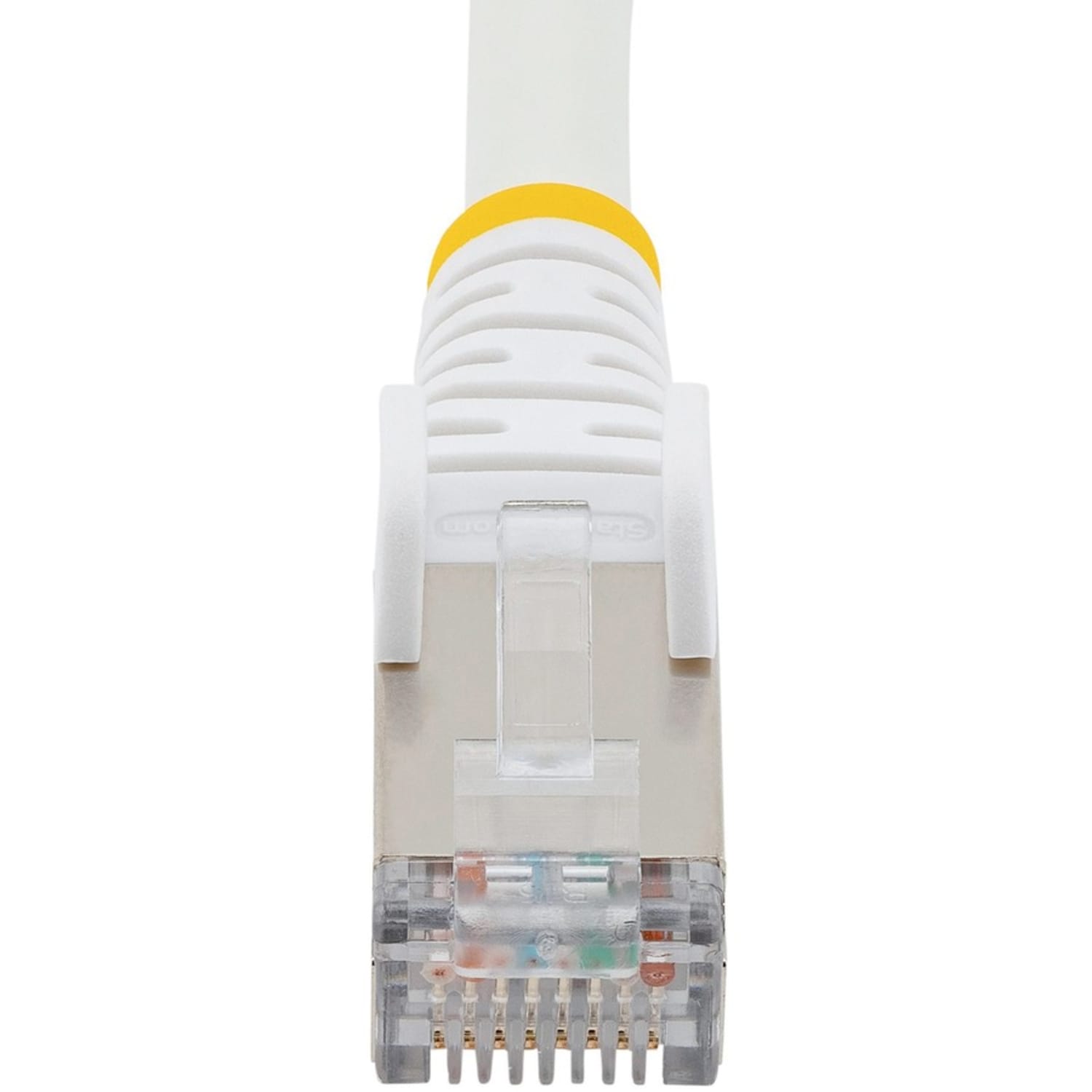StarTech.com 5ft CAT6a Ethernet Cable, White Low Smoke Zero Halogen (LSZH) 10 GbE 100W PoE S/FTP Snagless R - NLWH5FCAT6APATCH - Image 5