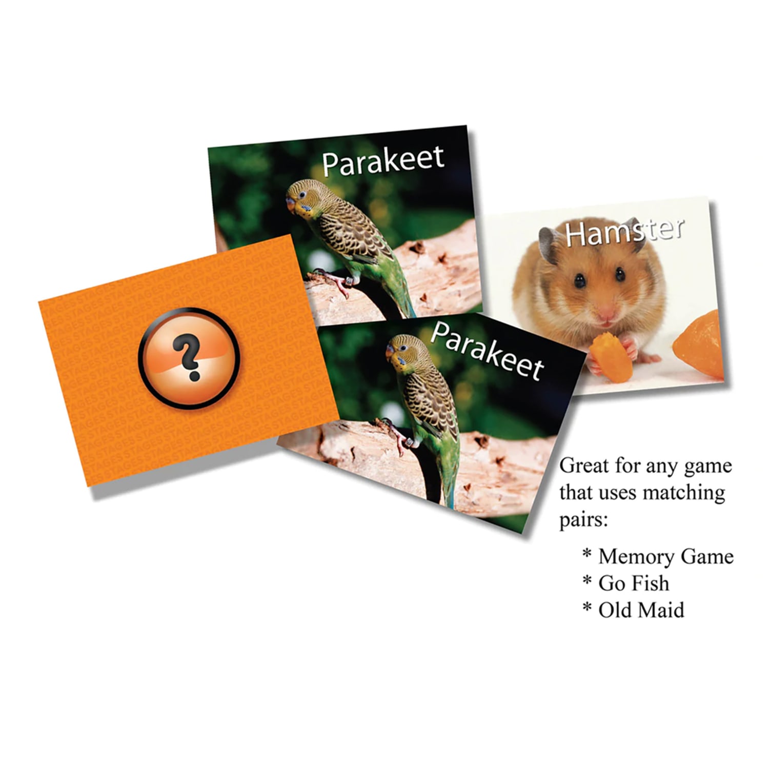 Stages Learning Materials Pets Photographic Memory Matching Games, Pack Of 3 Games - Image 5