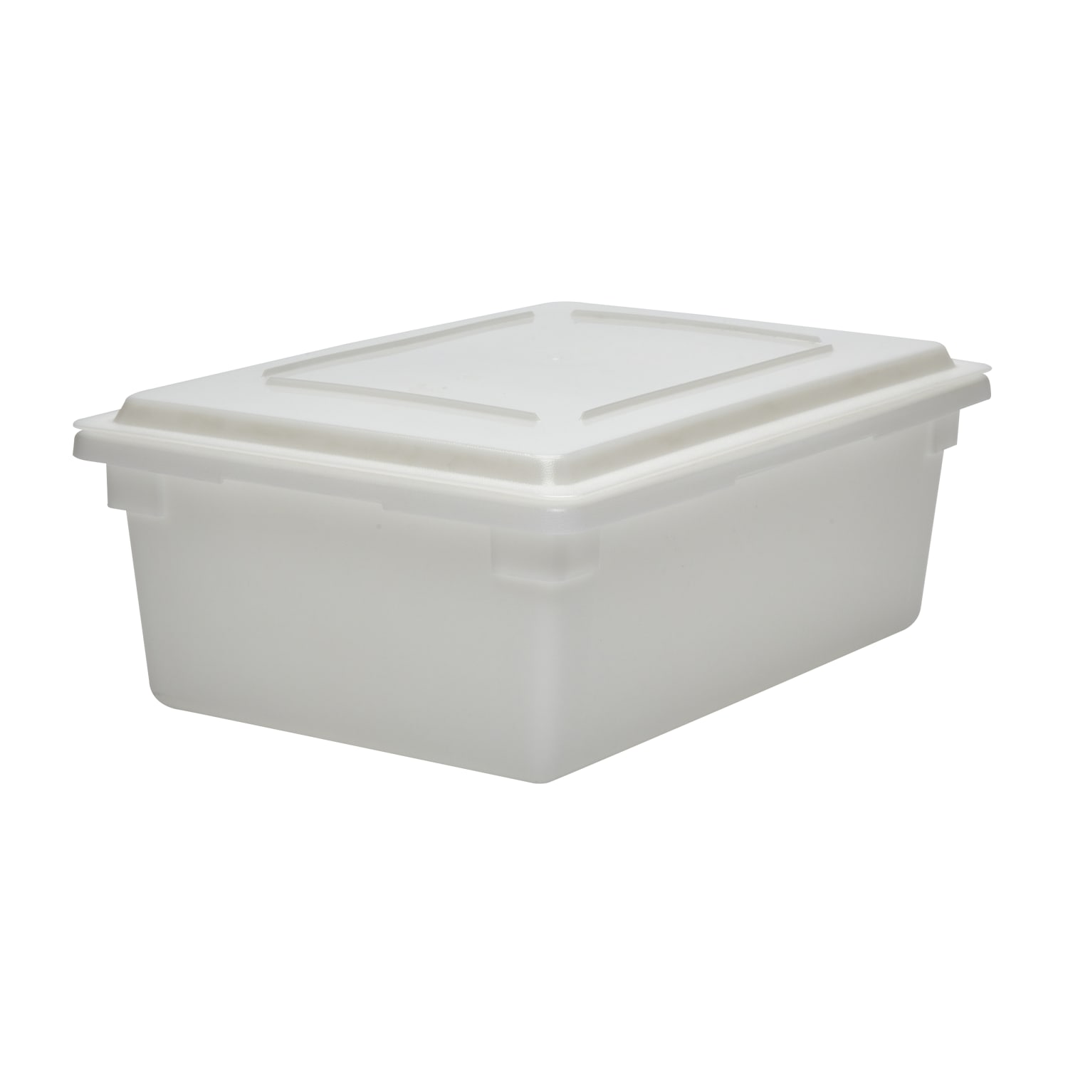 Cambro Poly Flat Cover For 18in x 26in Food Boxes, White, Pack Of 6 Covers - Image 3